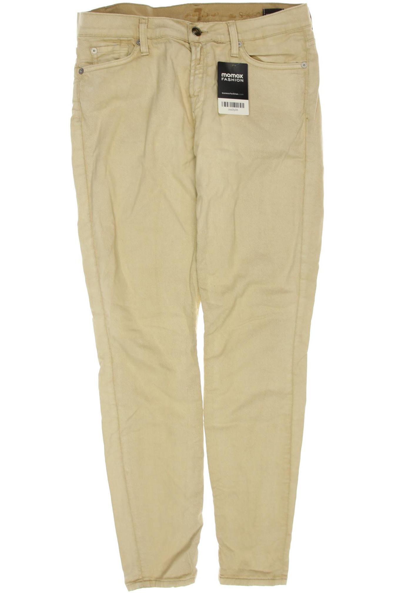 

7 for all mankind Damen Stoffhose, cremeweiß