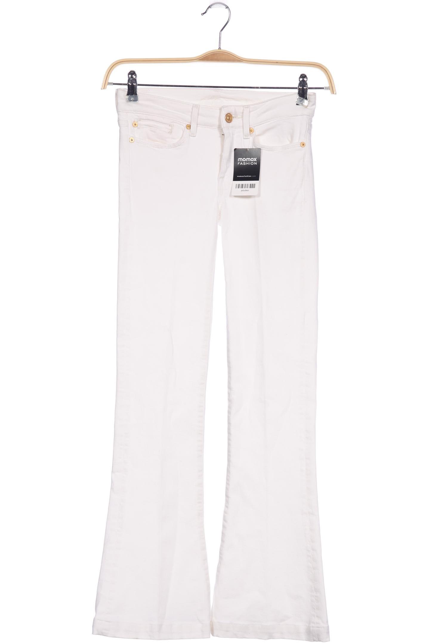 

7 for all mankind Damen Jeans, weiß, Gr. 25