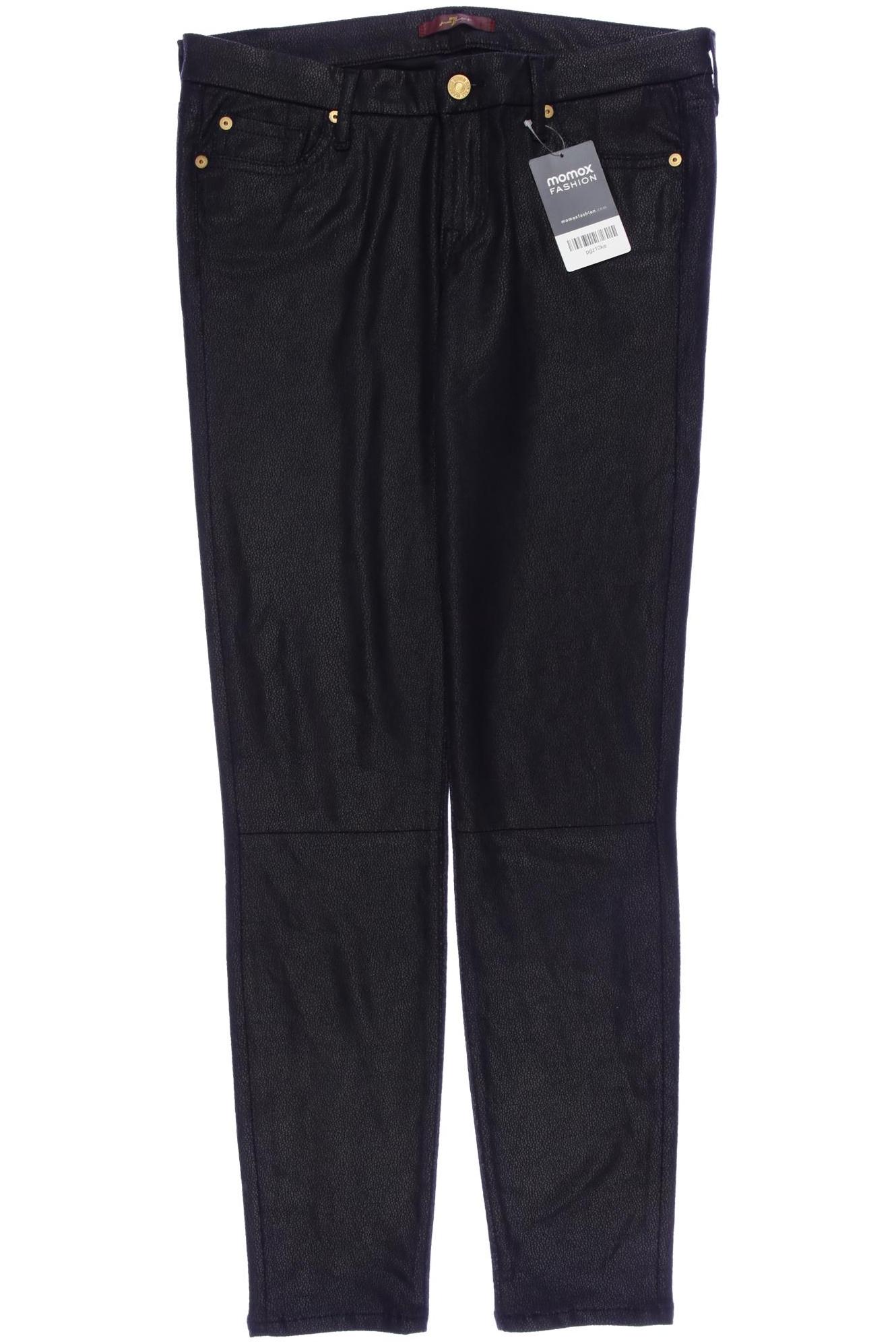 

7 for all mankind Damen Stoffhose, schwarz, Gr. 29