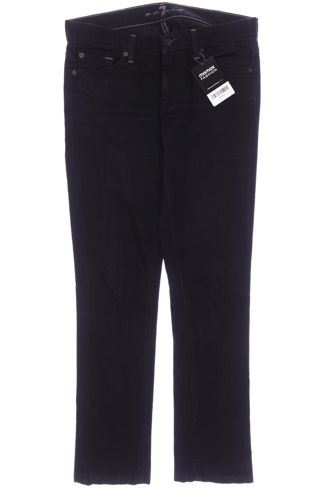 

7 for all mankind Damen Jeans, schwarz, Gr. 27