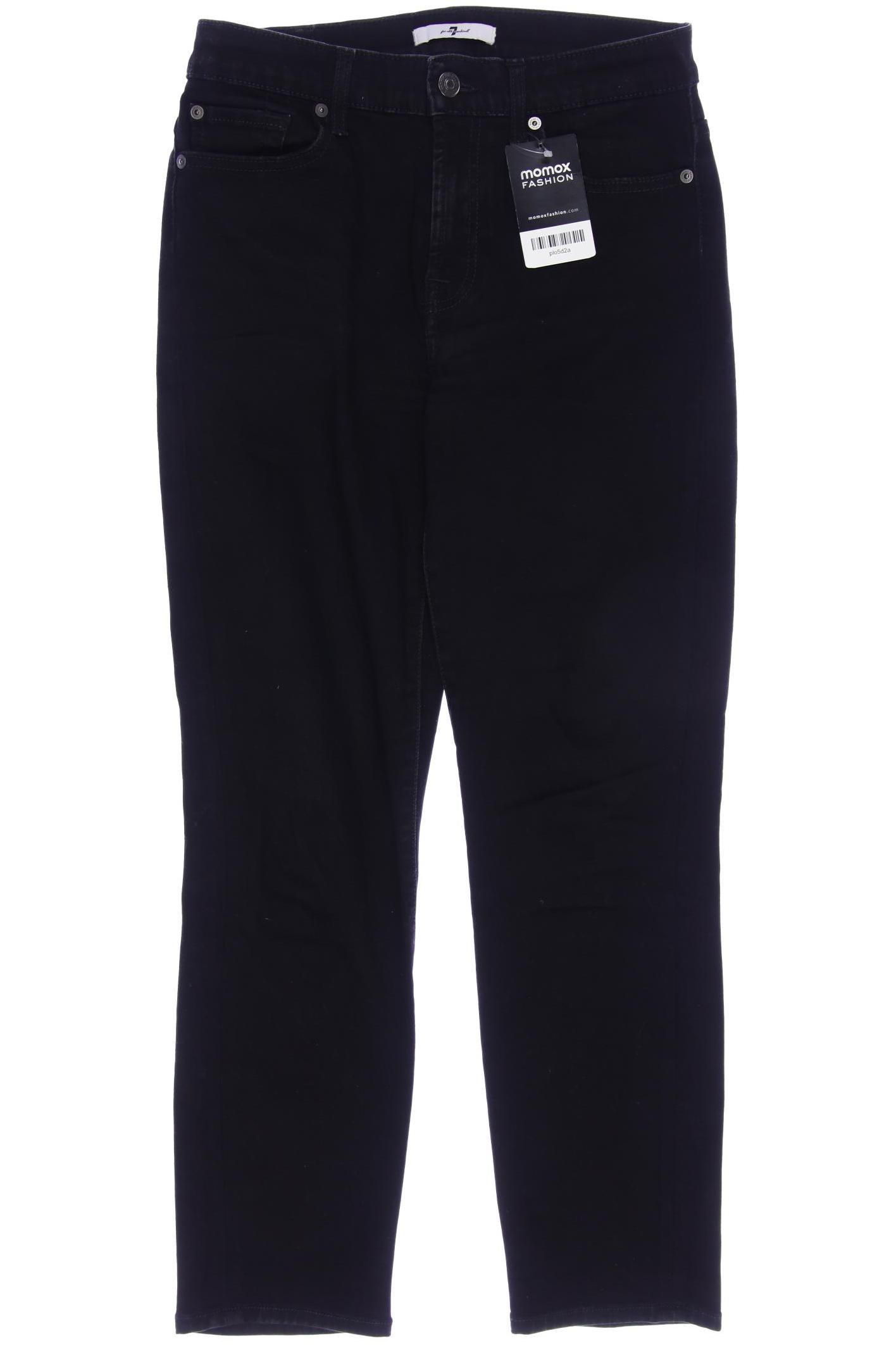 

7 for all mankind Damen Jeans, schwarz