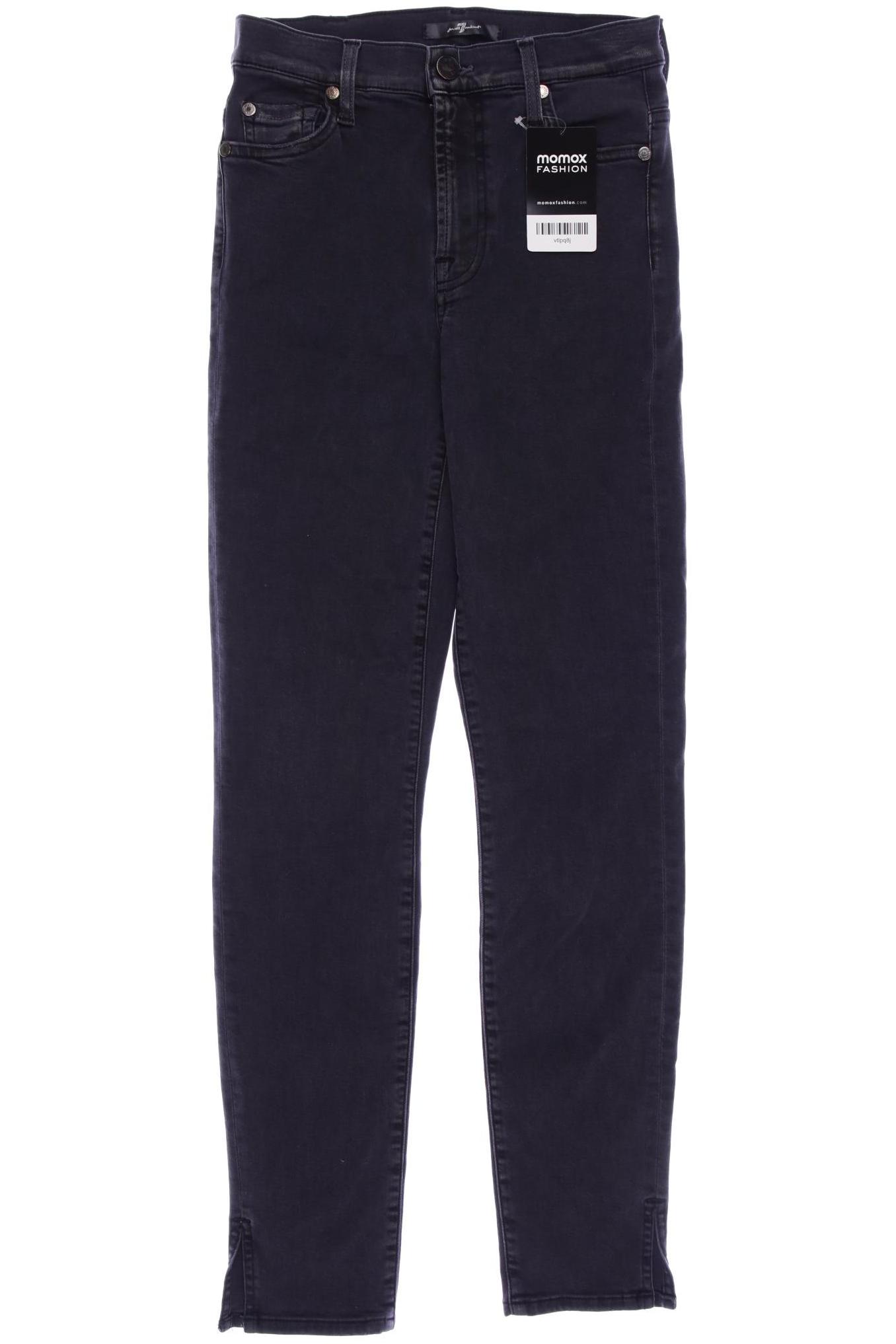 

7 for all mankind Damen Jeans, schwarz