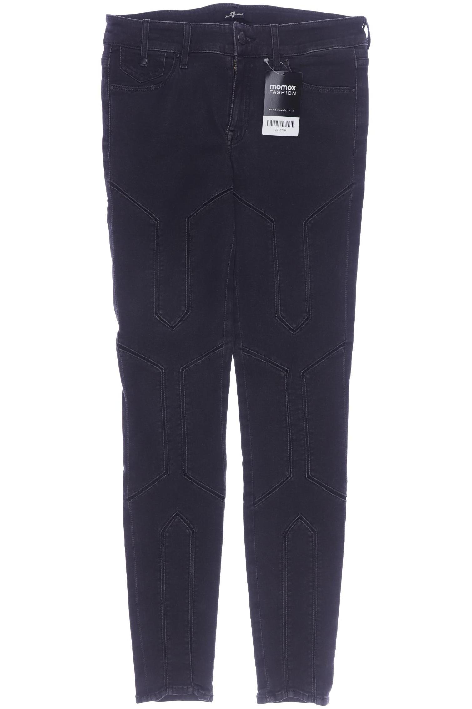 

7 for all mankind Damen Jeans, schwarz, Gr. 28