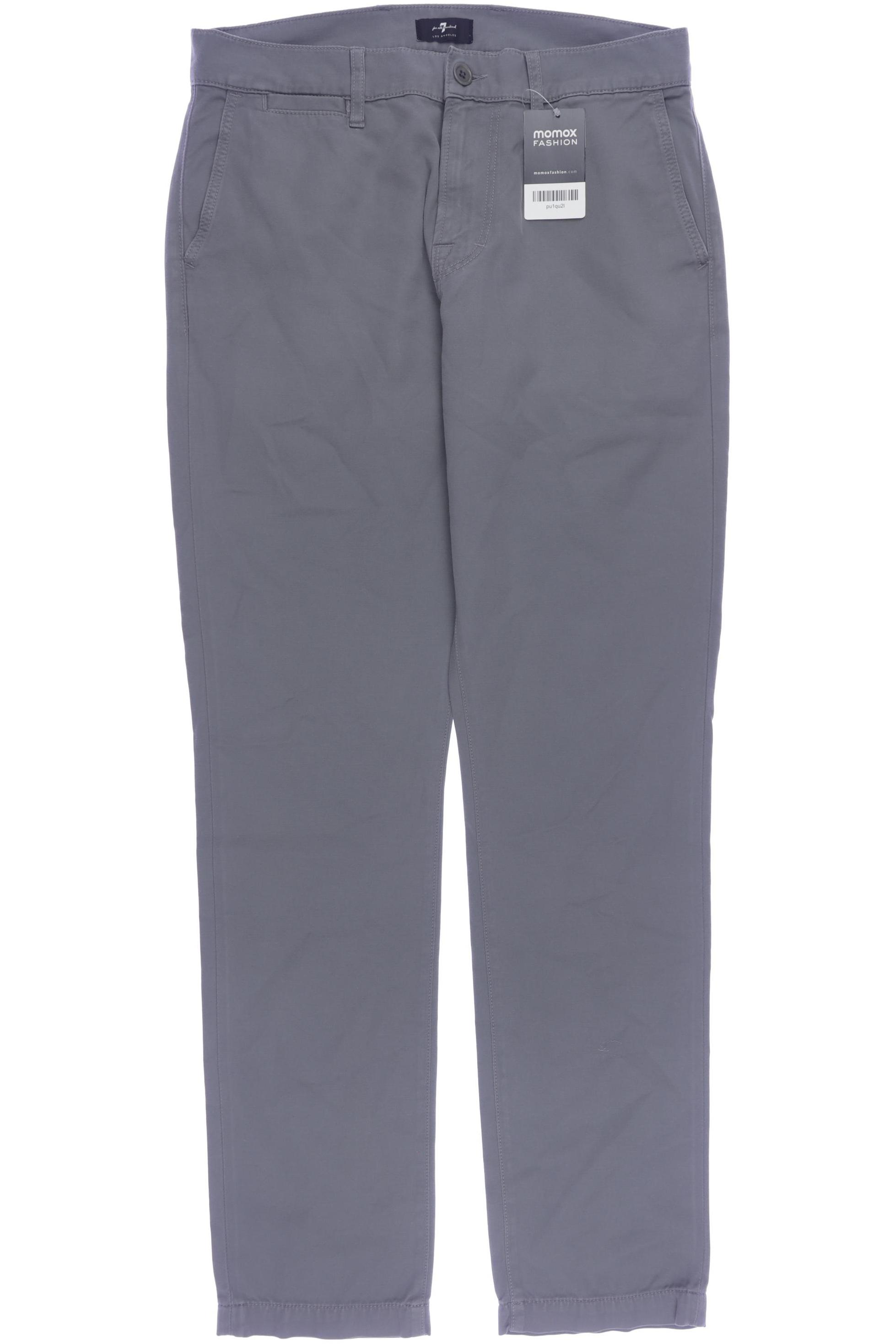 

7 for all mankind Herren Stoffhose, grau, Gr. 31