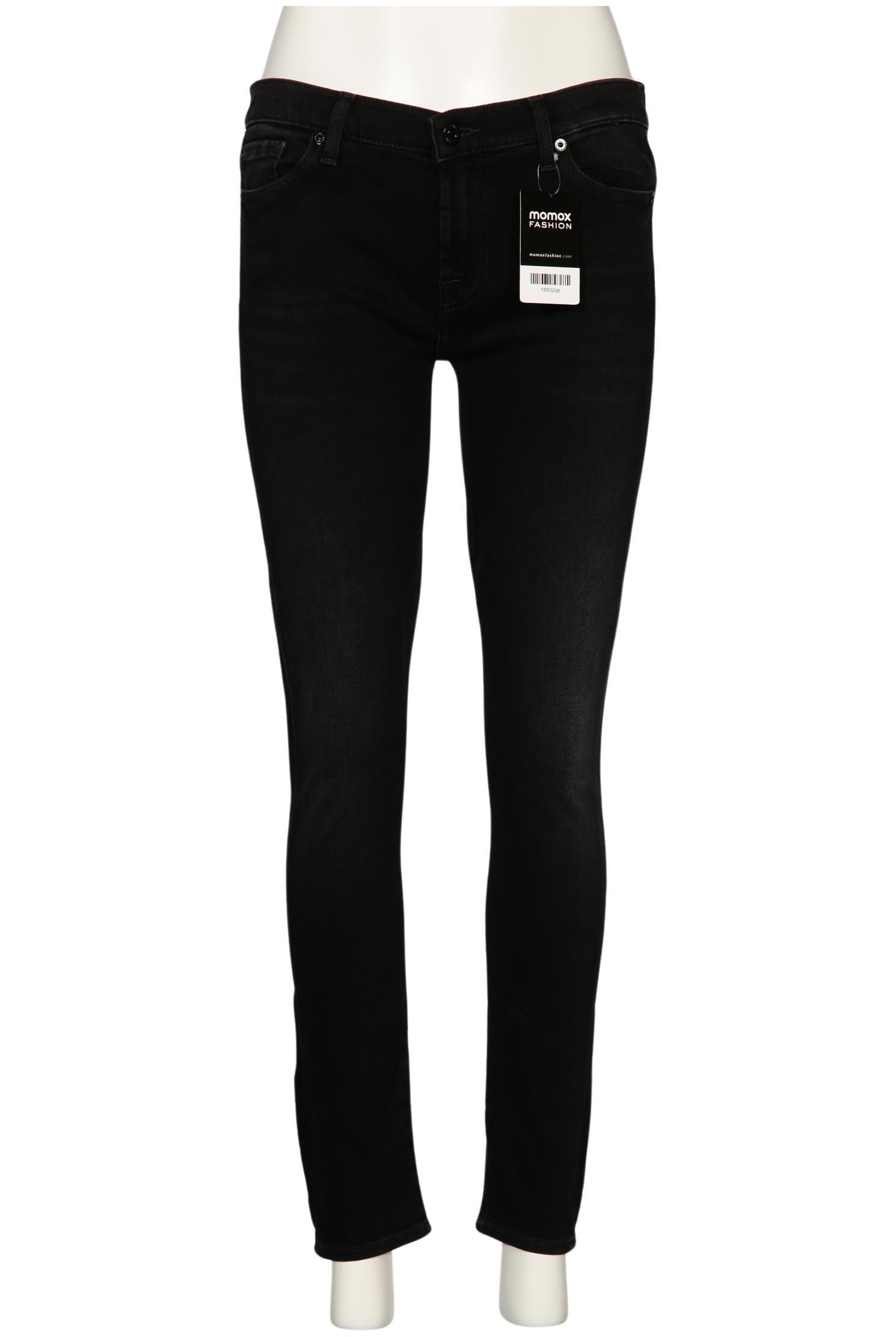 

7 for all mankind Damen Jeans, schwarz, Gr. 30
