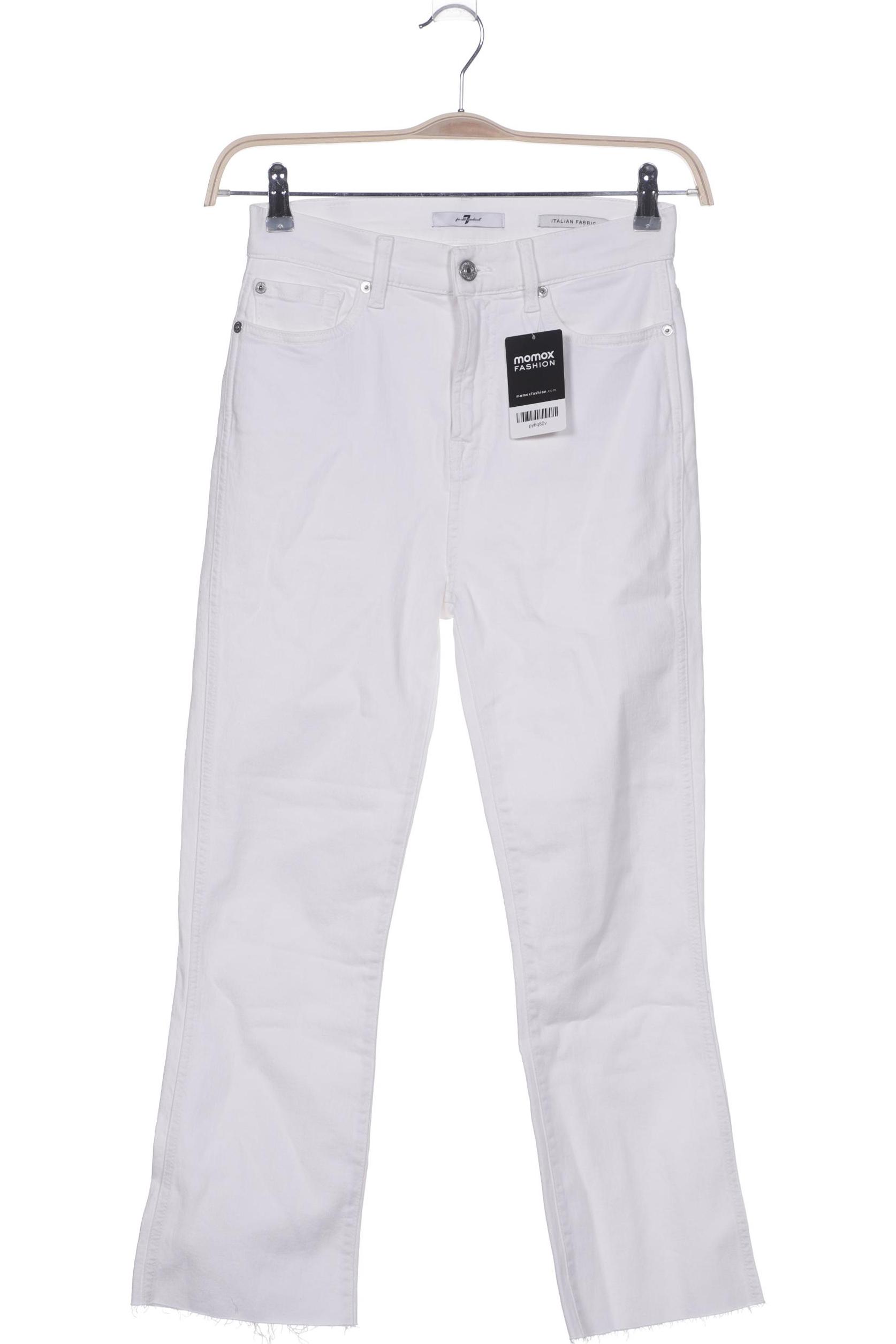 

7 for all mankind Damen Jeans, weiß, Gr. 27