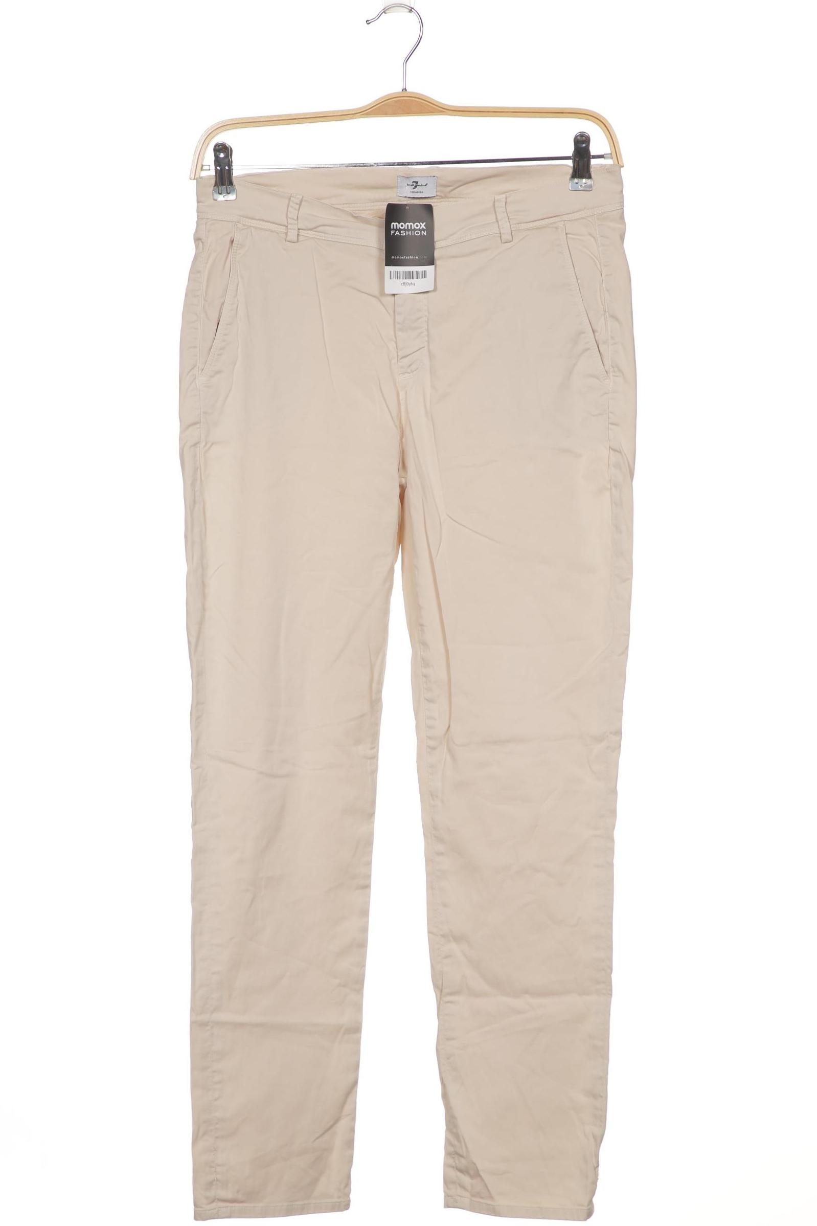 

7 for all mankind Damen Jeans, cremeweiß