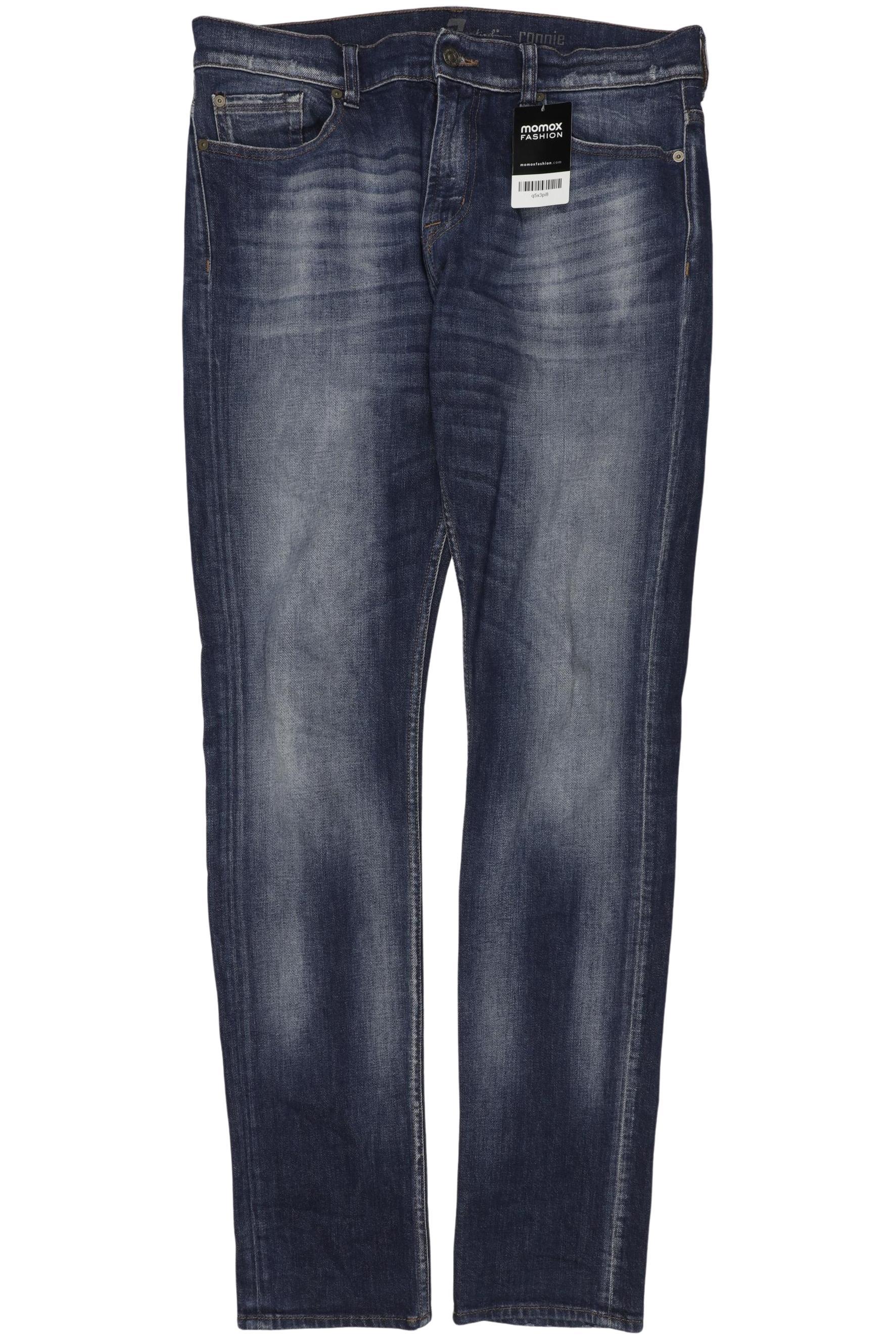 

7 for all mankind Herren Jeans, marineblau, Gr. 34