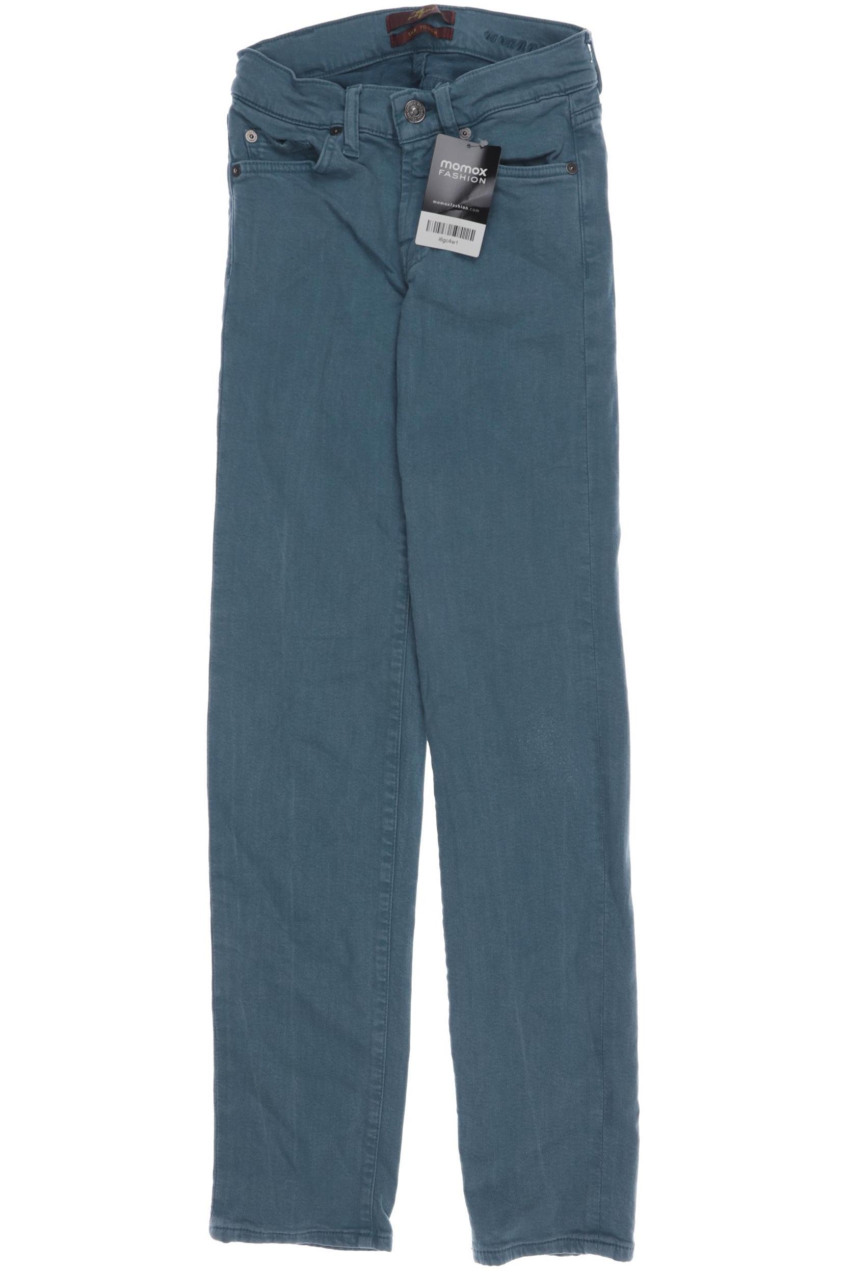 

7 for all mankind Damen Jeans, türkis, Gr. 23