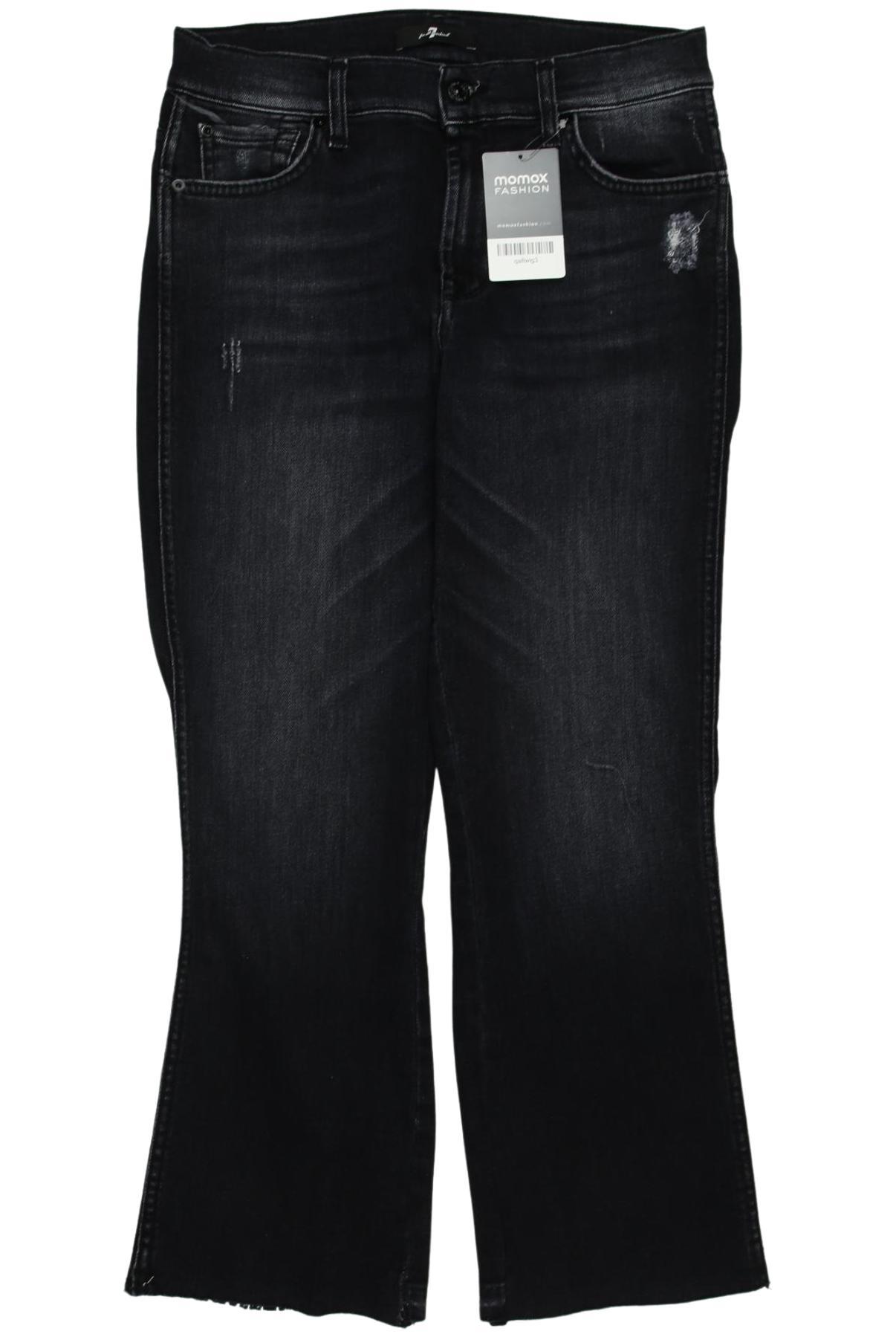 

7 for all mankind Damen Jeans, schwarz, Gr. 28