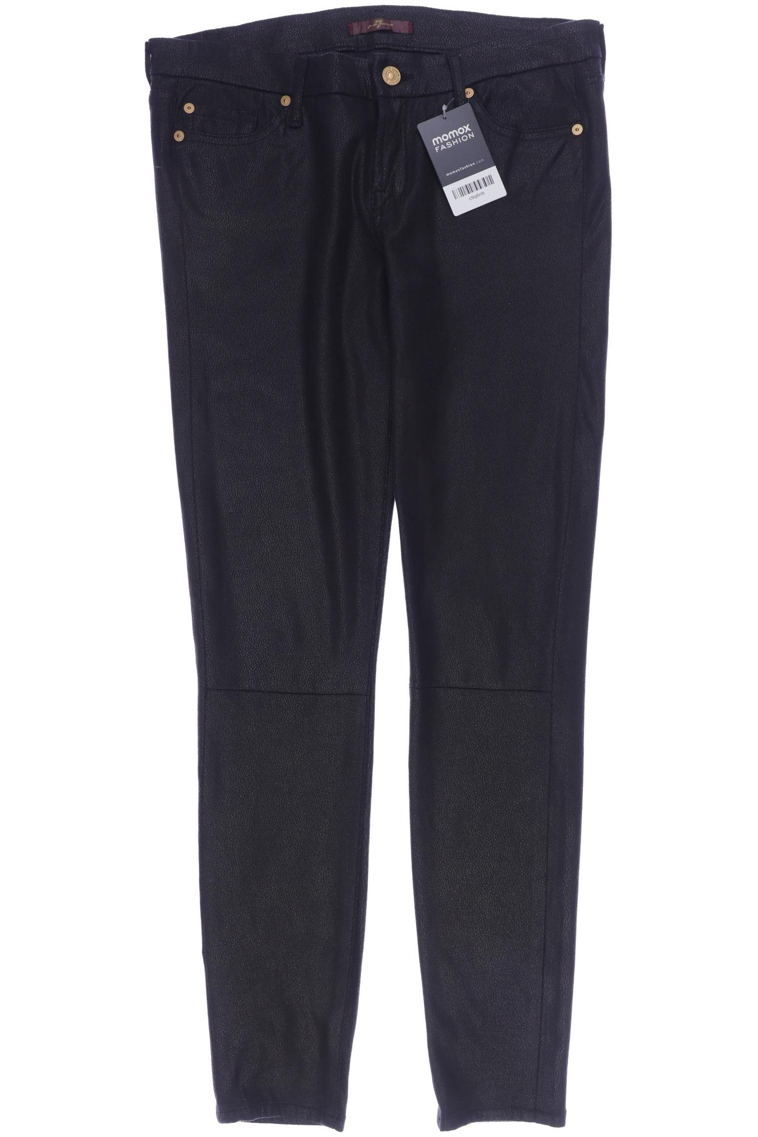 

7 for all mankind Damen Stoffhose, schwarz, Gr. 29