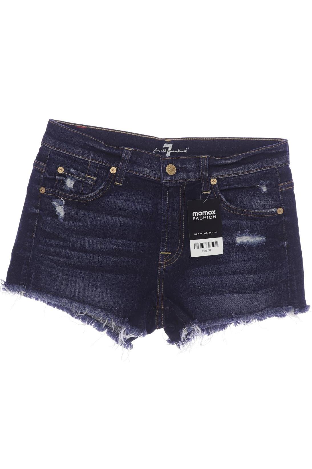 

7 for all mankind Damen Shorts, marineblau, Gr. 25