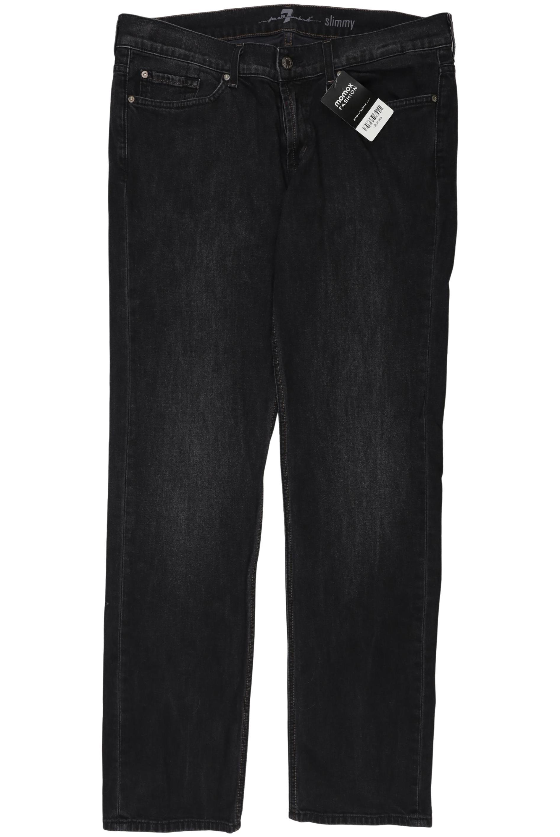 

7 for all mankind Herren Jeans, schwarz, Gr. 34