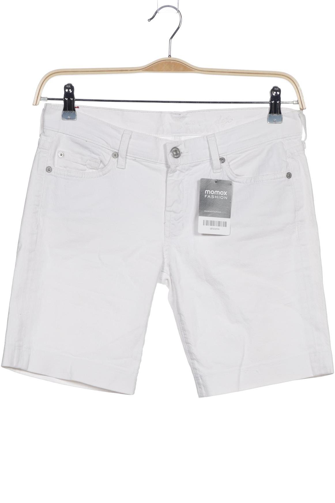 

7 for all mankind Damen Shorts, weiß, Gr. 38