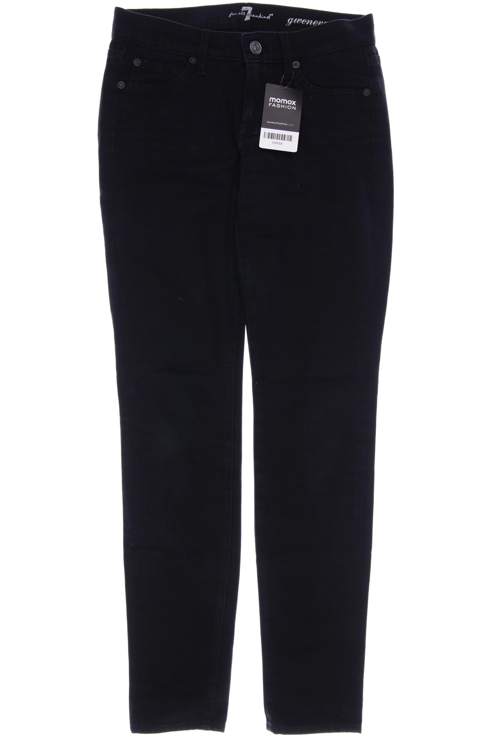 

7 for all mankind Damen Jeans, schwarz, Gr. 24