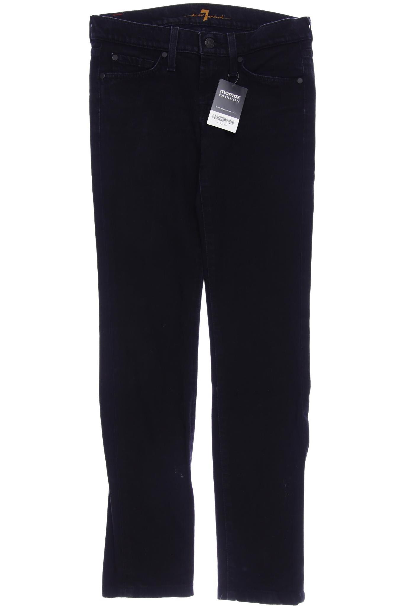 

7 for all mankind Damen Jeans, schwarz