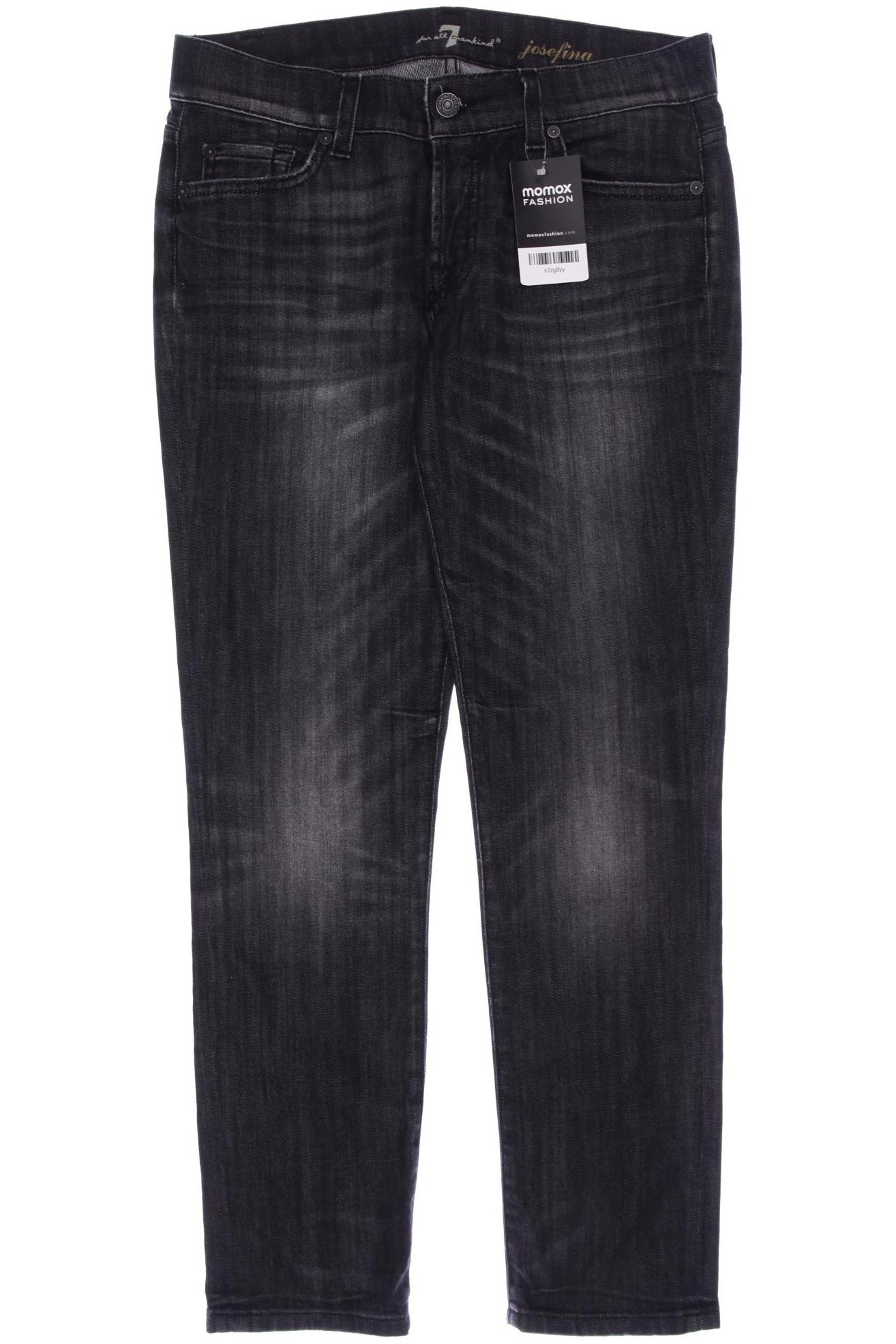 

7 for all mankind Damen Jeans, schwarz
