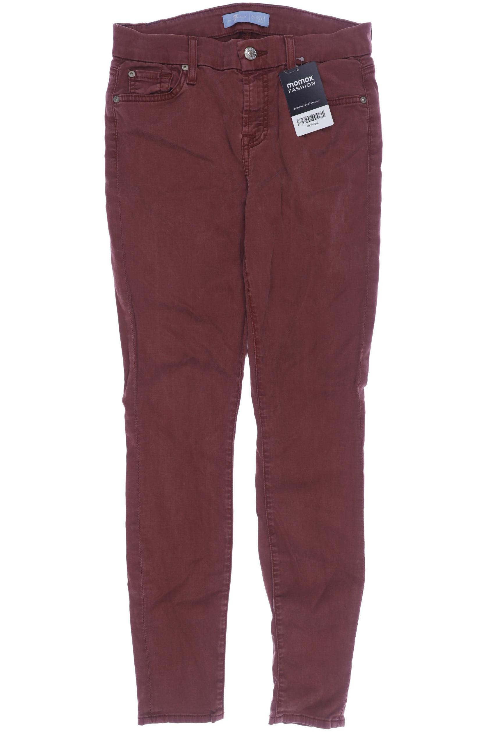 

7 for all mankind Damen Jeans, rot, Gr. 25