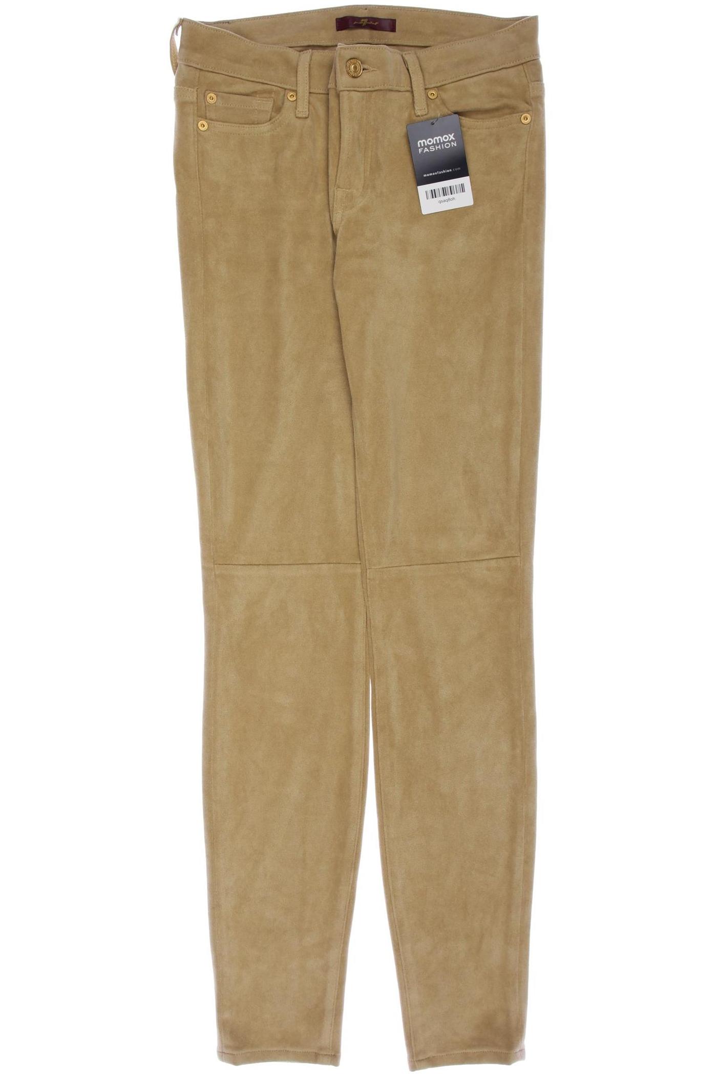 

7 for all mankind Damen Stoffhose, beige, Gr. 28