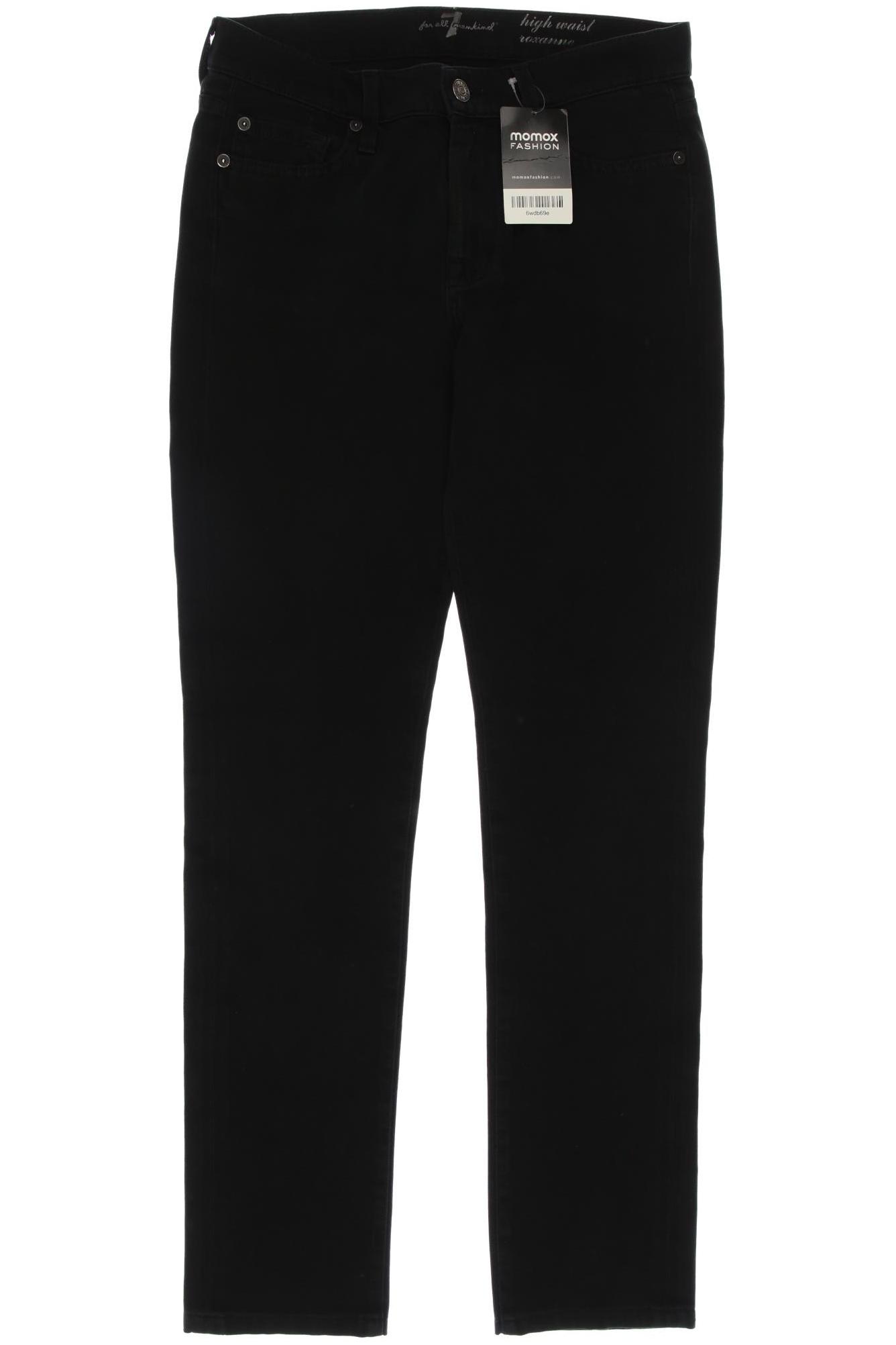 

7 for all mankind Damen Jeans, schwarz