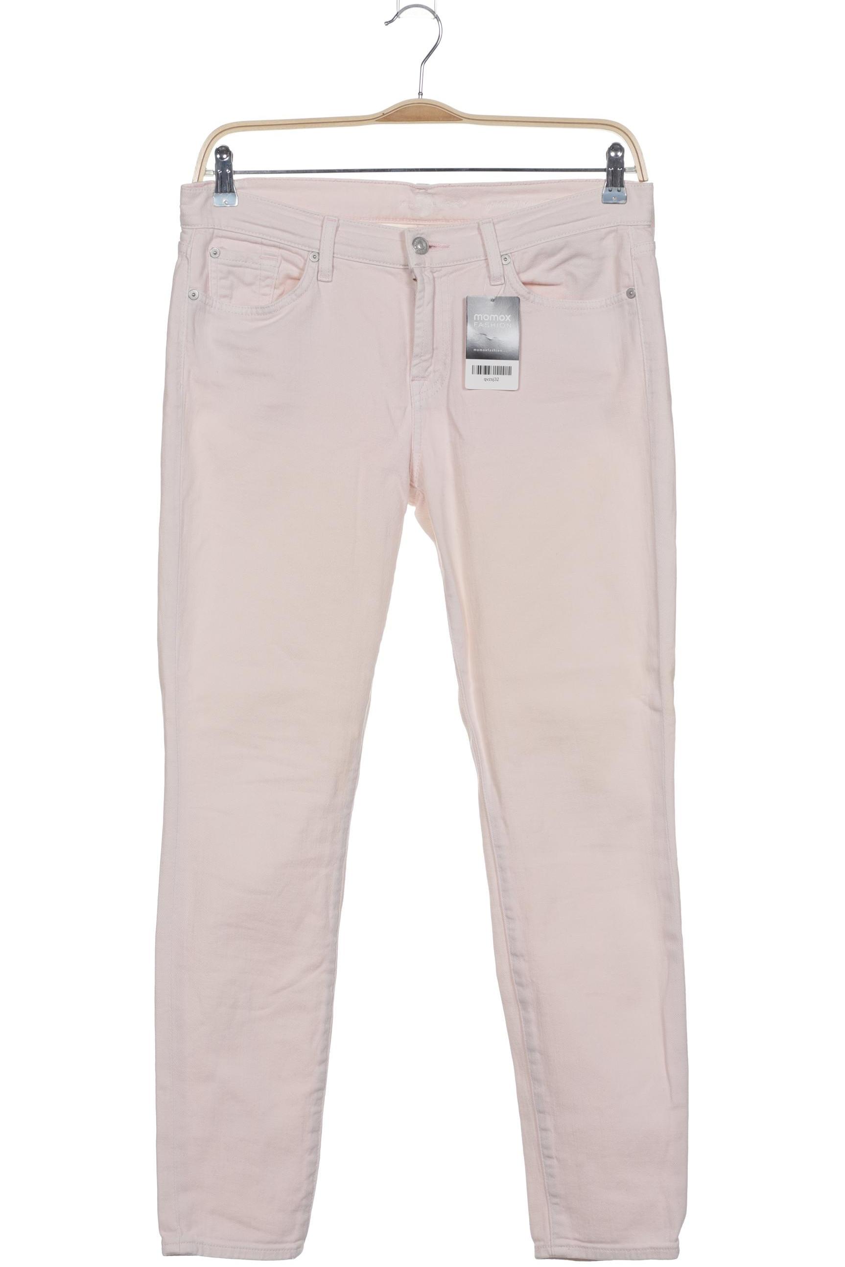 

7 for all mankind Damen Jeans, pink, Gr. 30