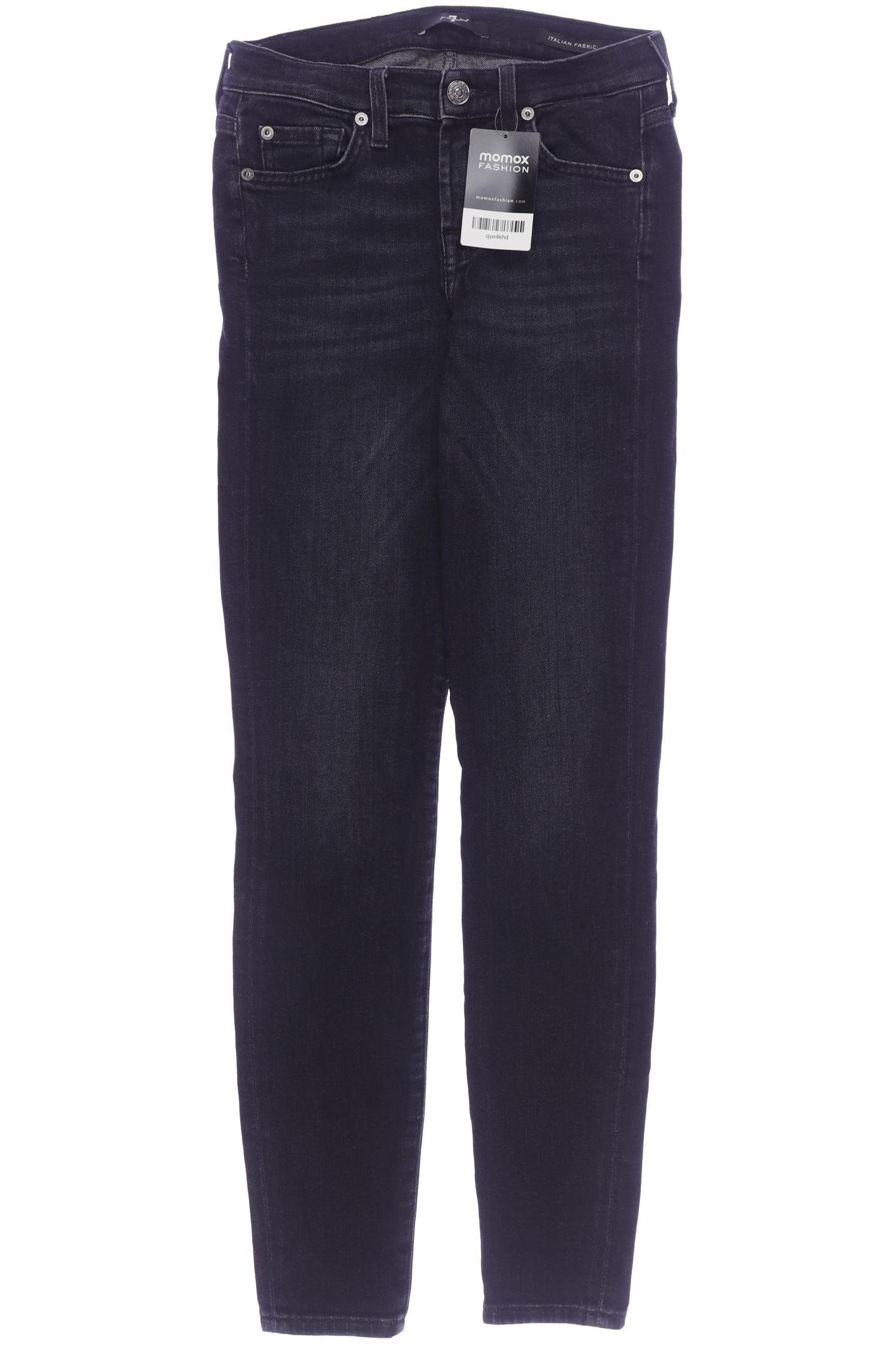 

7 for all mankind Damen Jeans, schwarz, Gr. 24