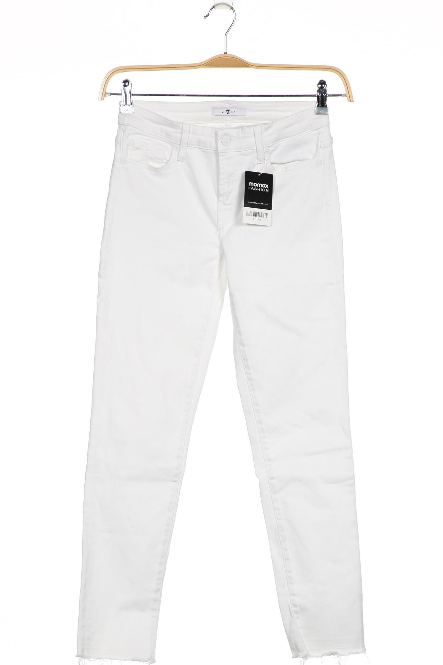 

7 for all mankind Damen Jeans, weiß