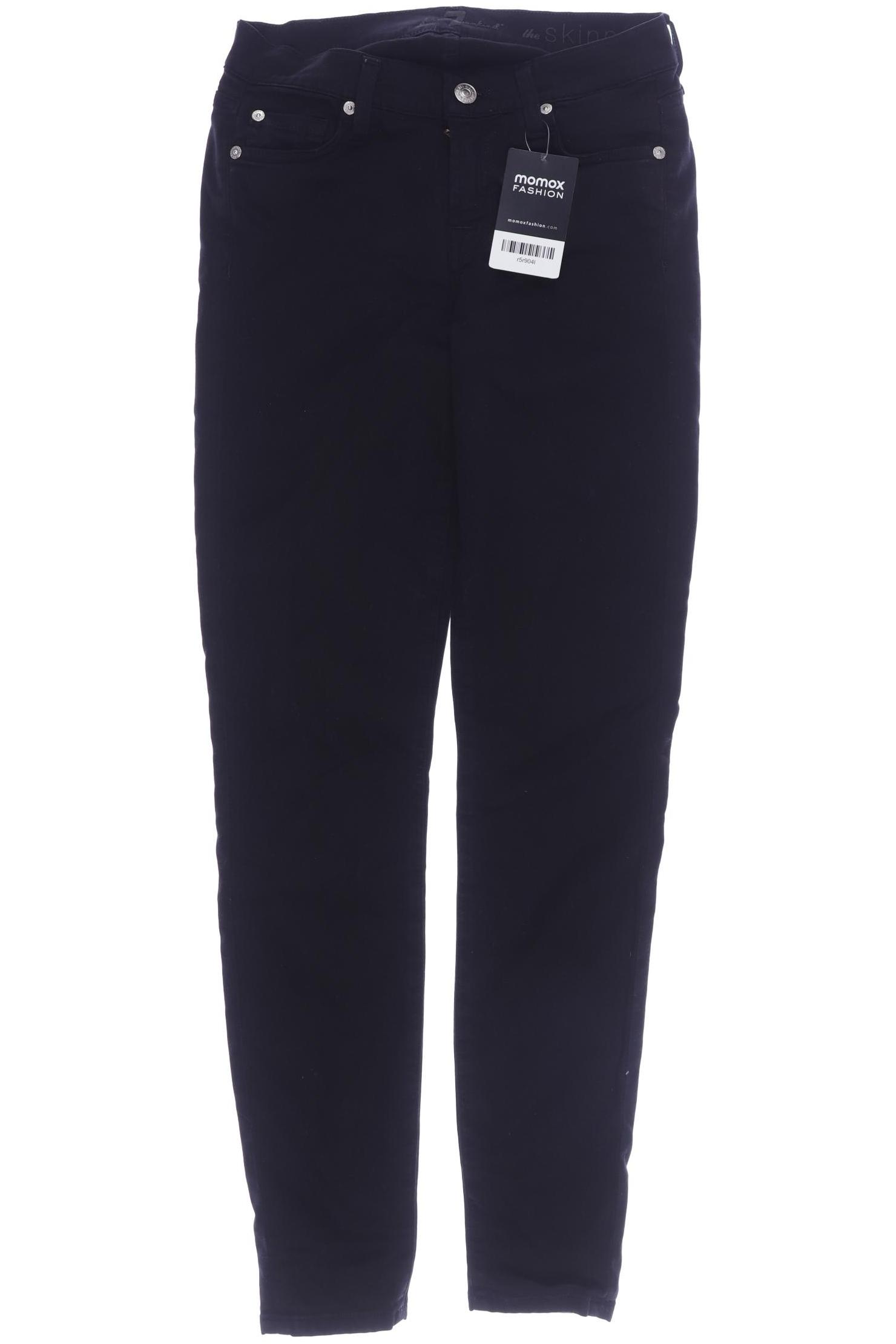 

7 for all mankind Damen Stoffhose, schwarz