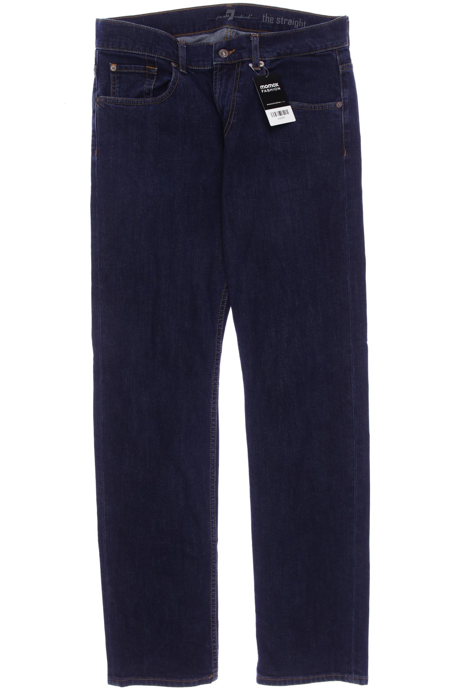 

7 for all mankind Herren Jeans, marineblau, Gr. 33