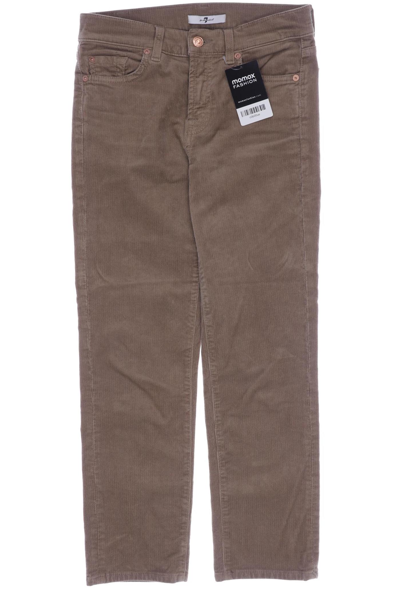 

7 for all mankind Damen Stoffhose, beige, Gr. 25