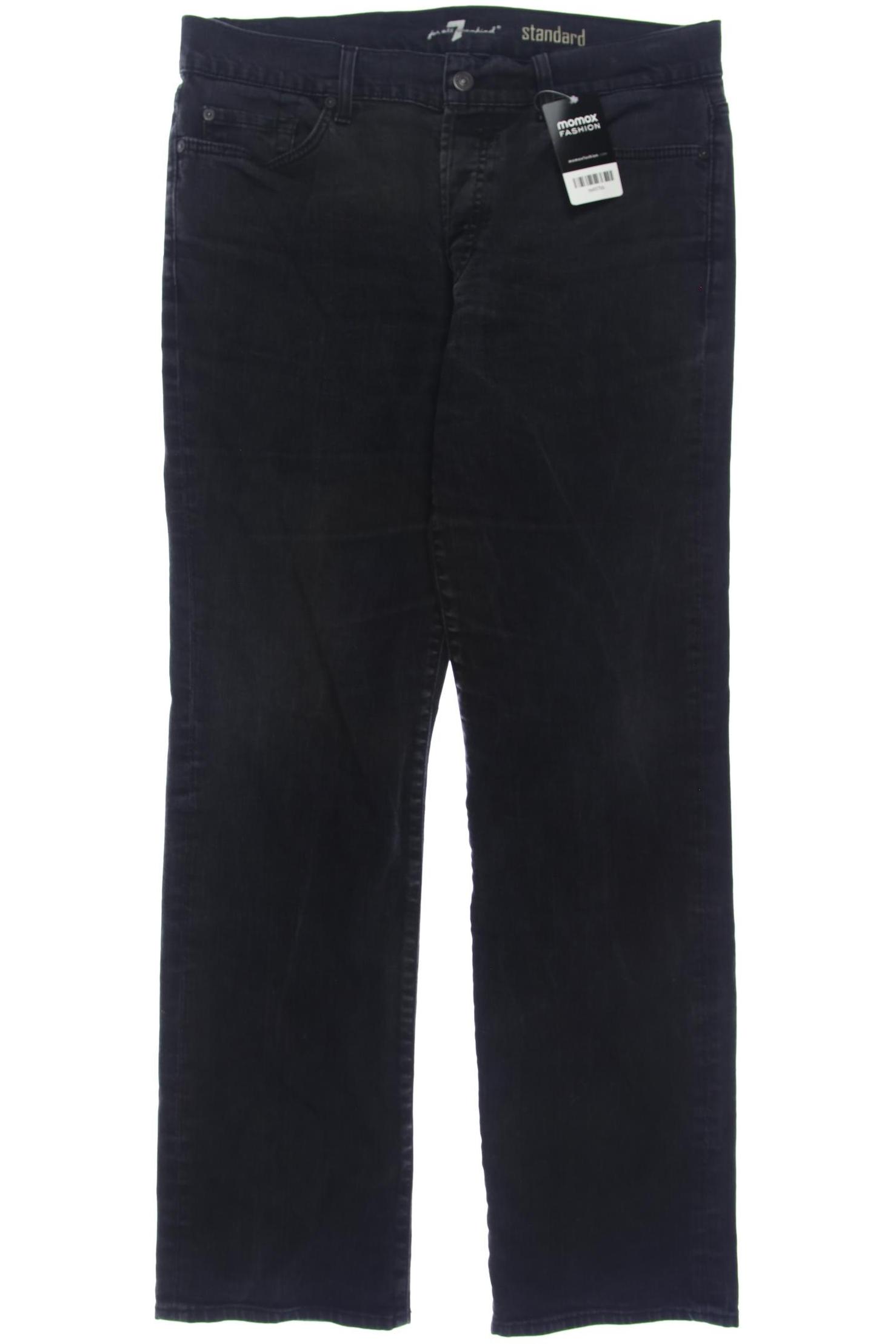 

7 for all mankind Herren Jeans, schwarz, Gr. 34