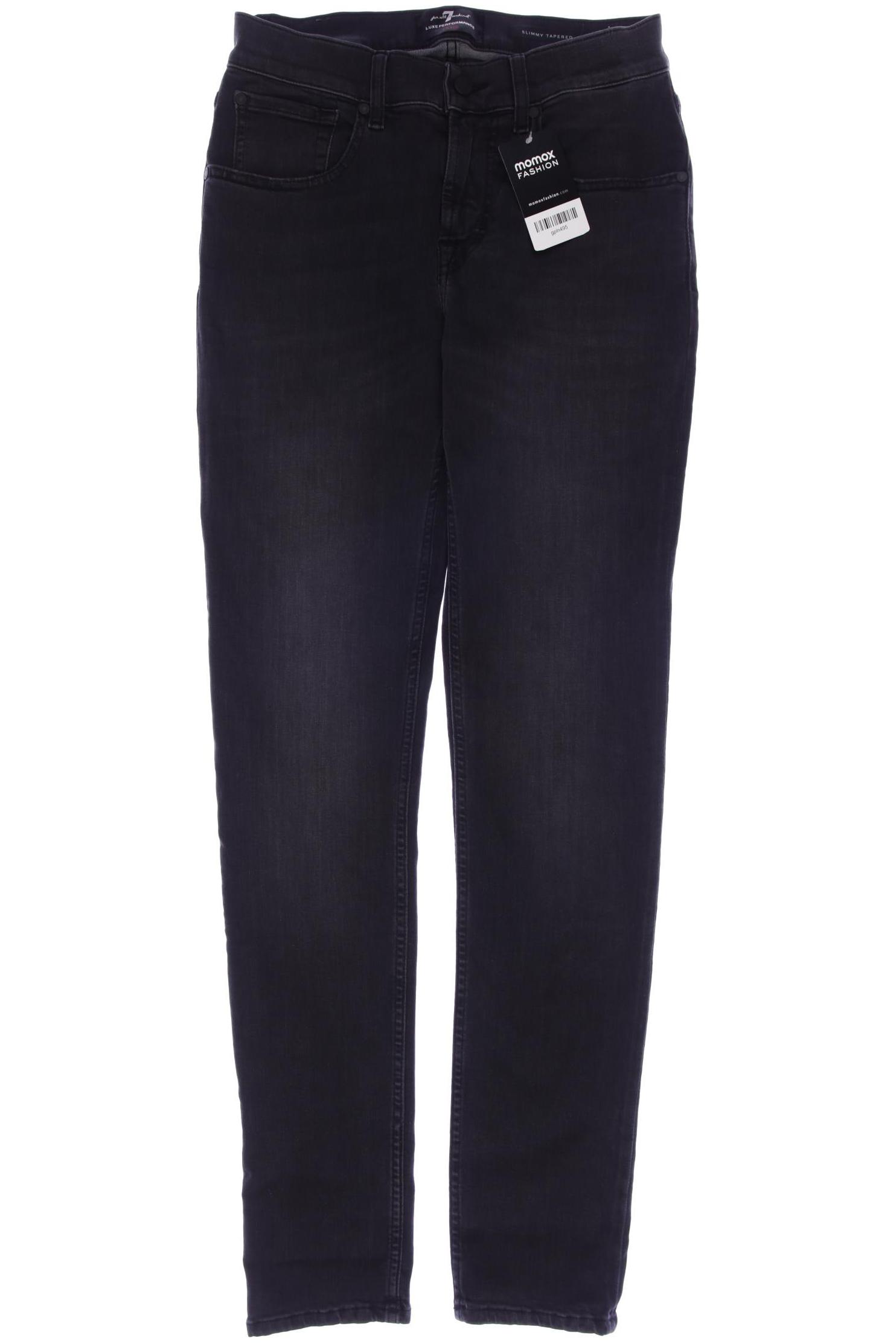 

7 for all mankind Herren Jeans, schwarz, Gr. 28