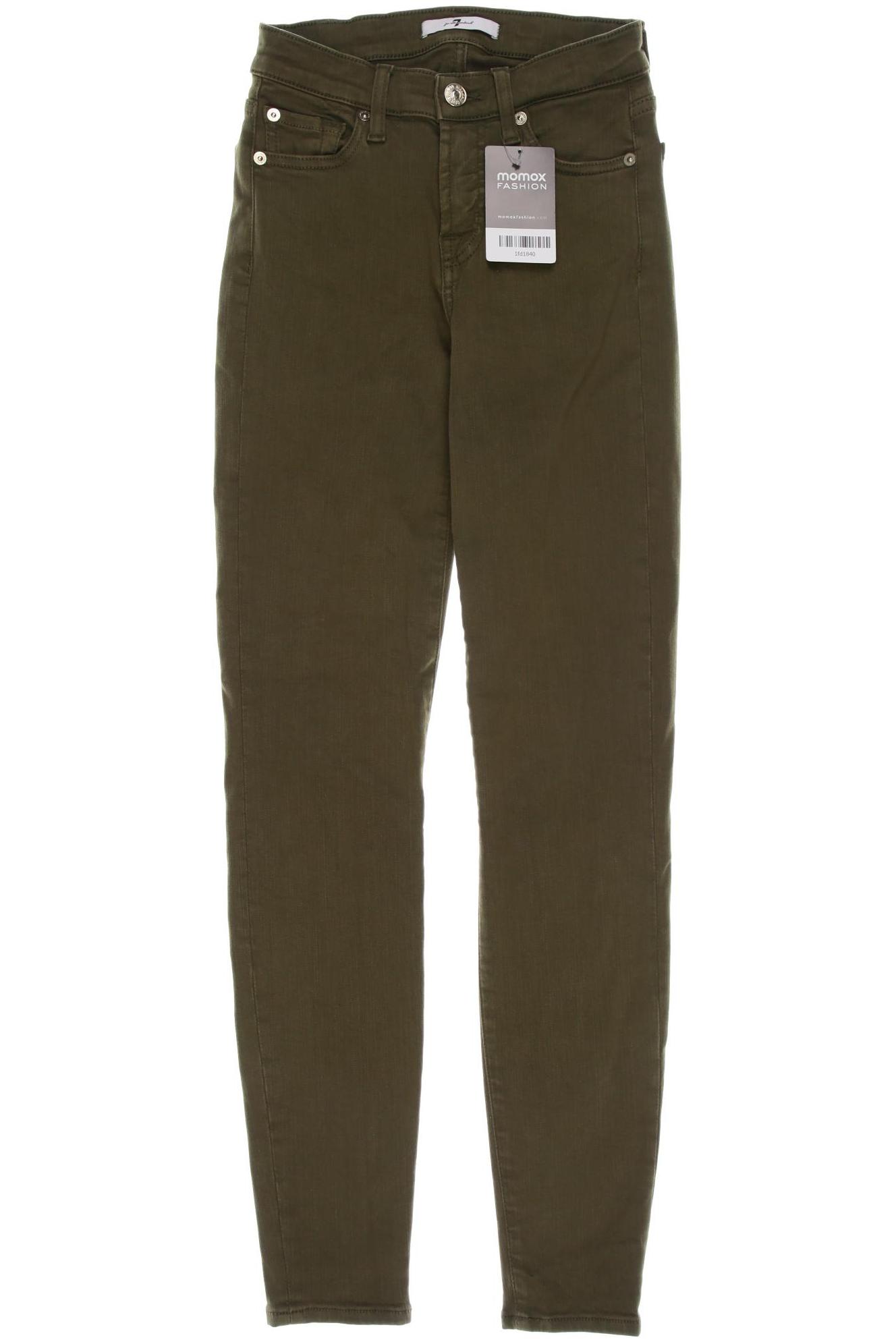 

7 for all mankind Damen Jeans, grün
