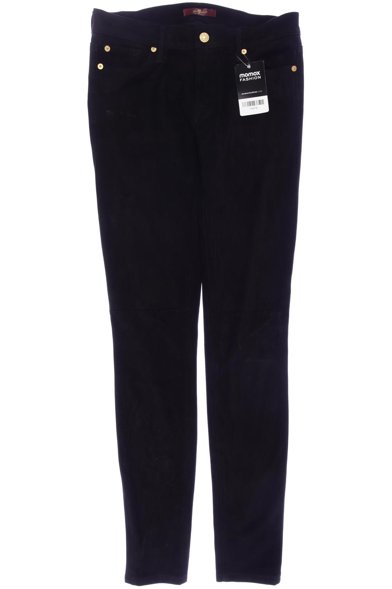

7 for all mankind Damen Stoffhose, schwarz, Gr. 29
