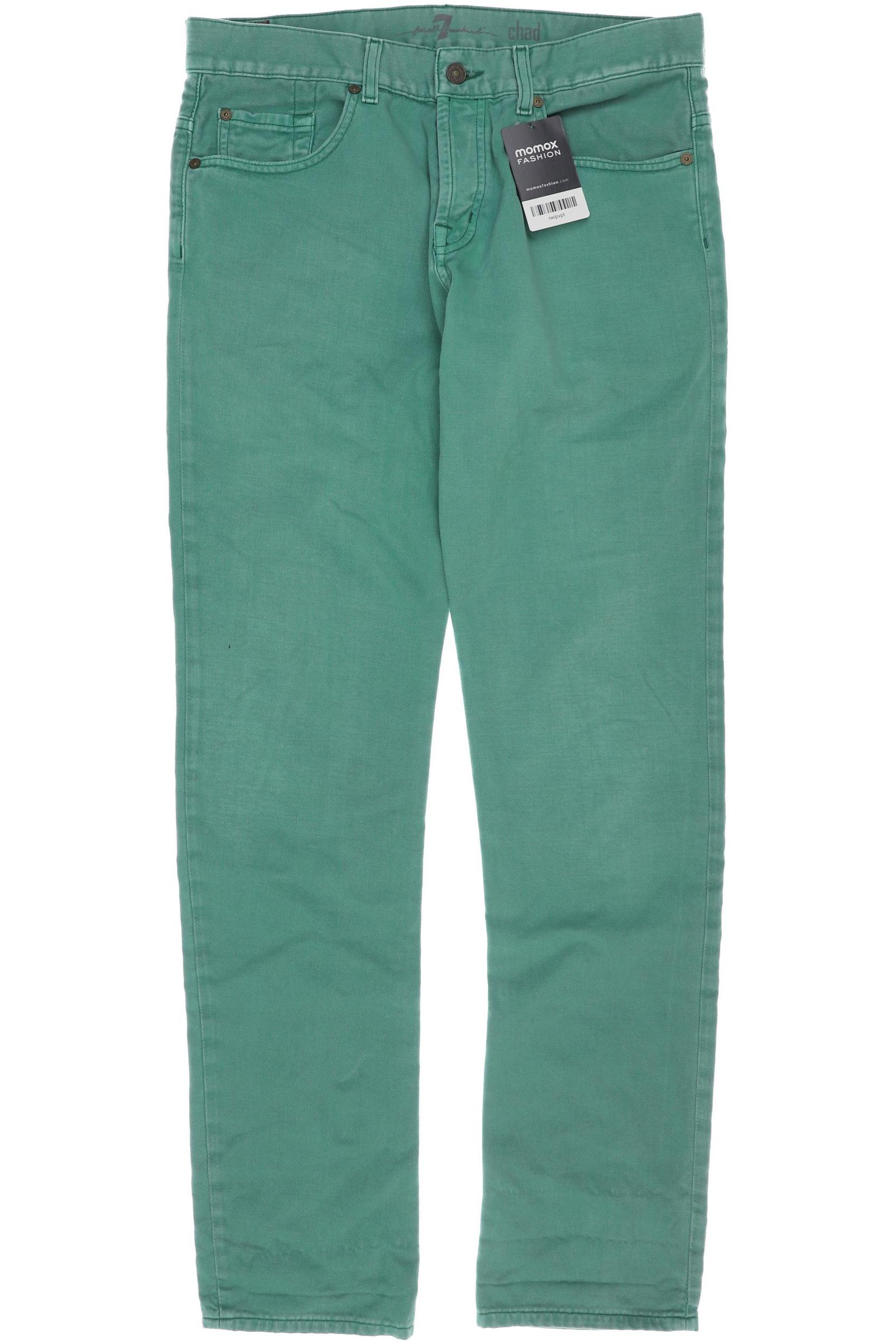 

7 for all mankind Herren Jeans, grün