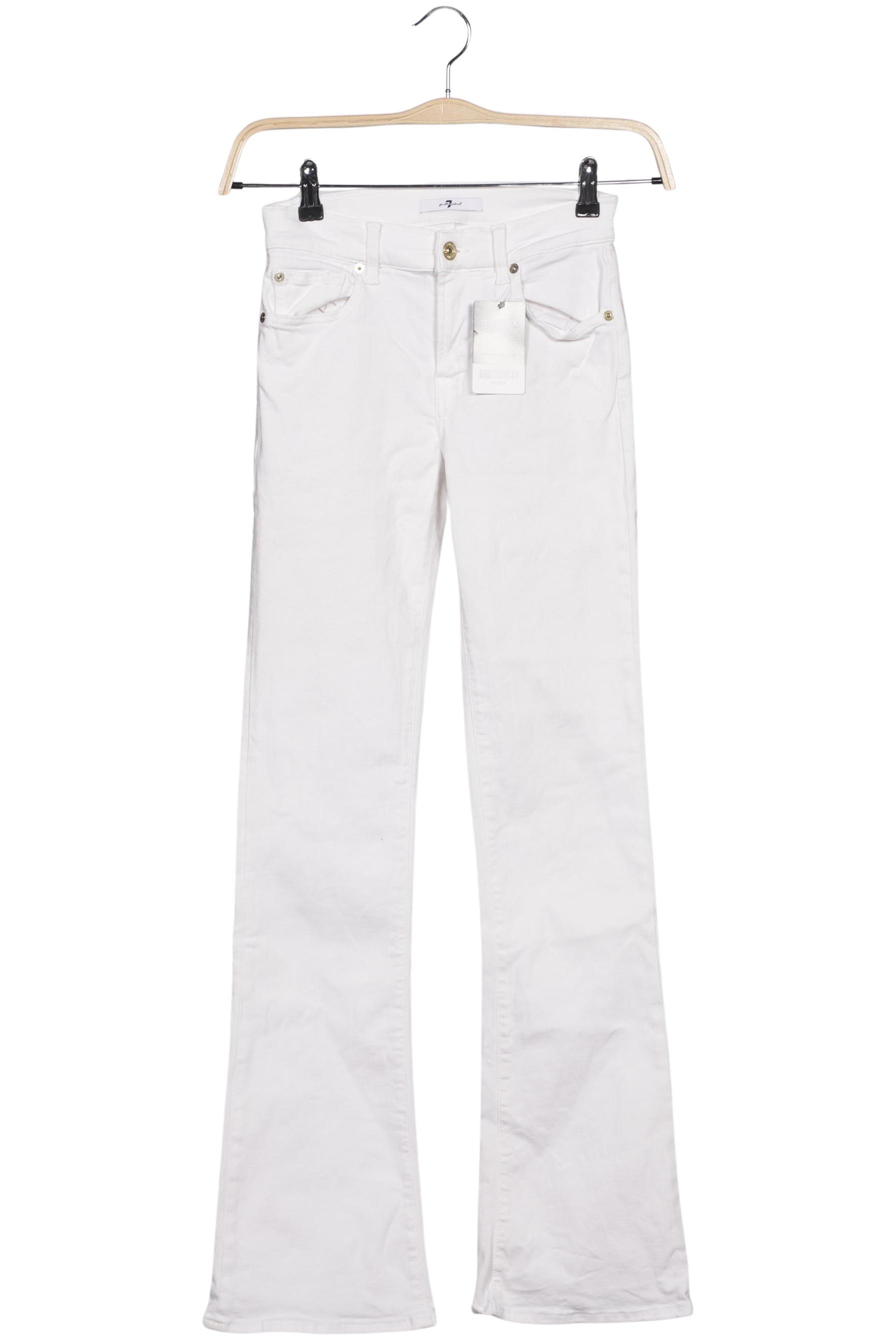 

7 for all mankind Damen Jeans, weiß, Gr. 24