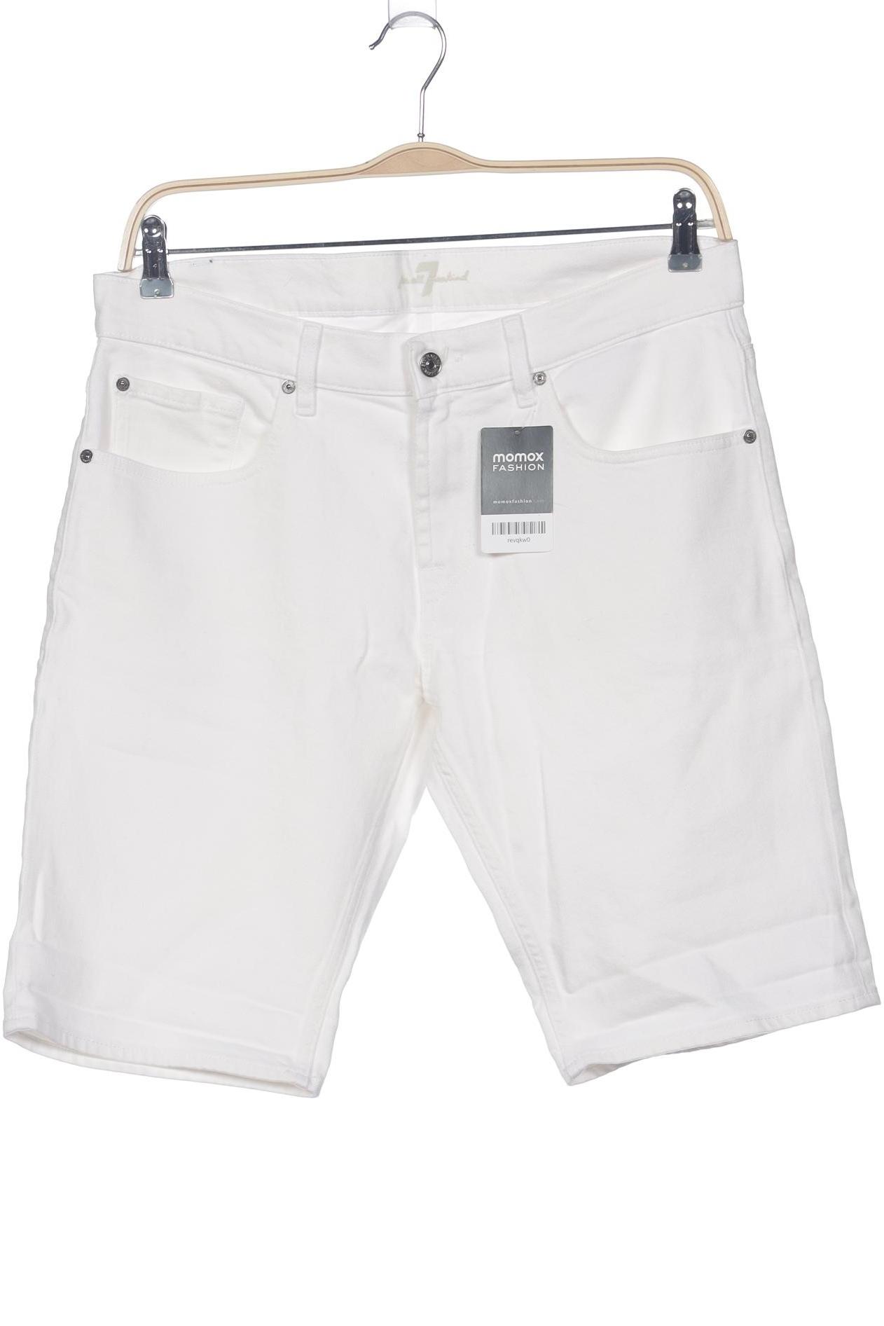Thumbnail - 7 for all mankind Herren Shorts, weiß, Gr. 34
