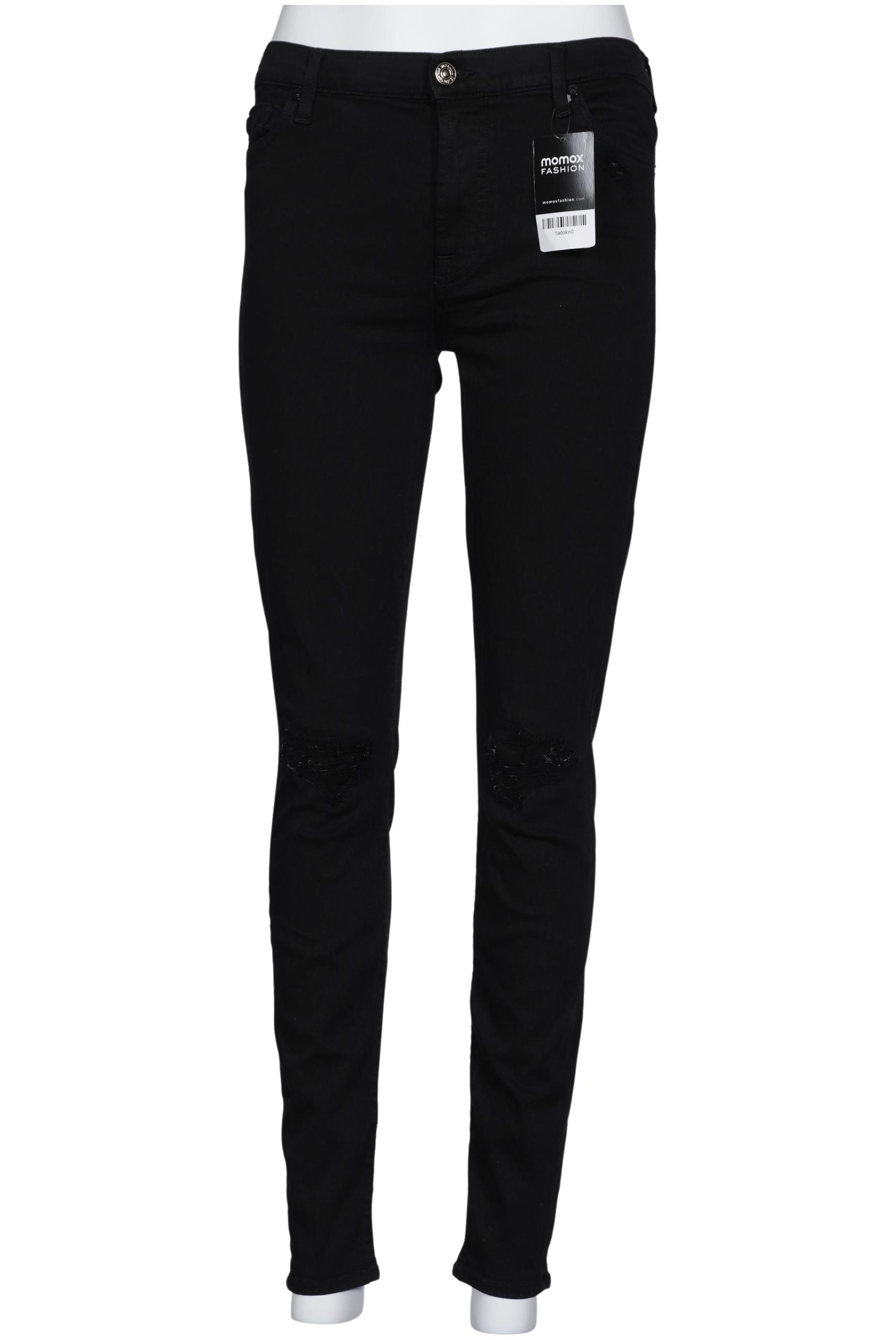 

7 for all mankind Damen Jeans, schwarz, Gr. 30