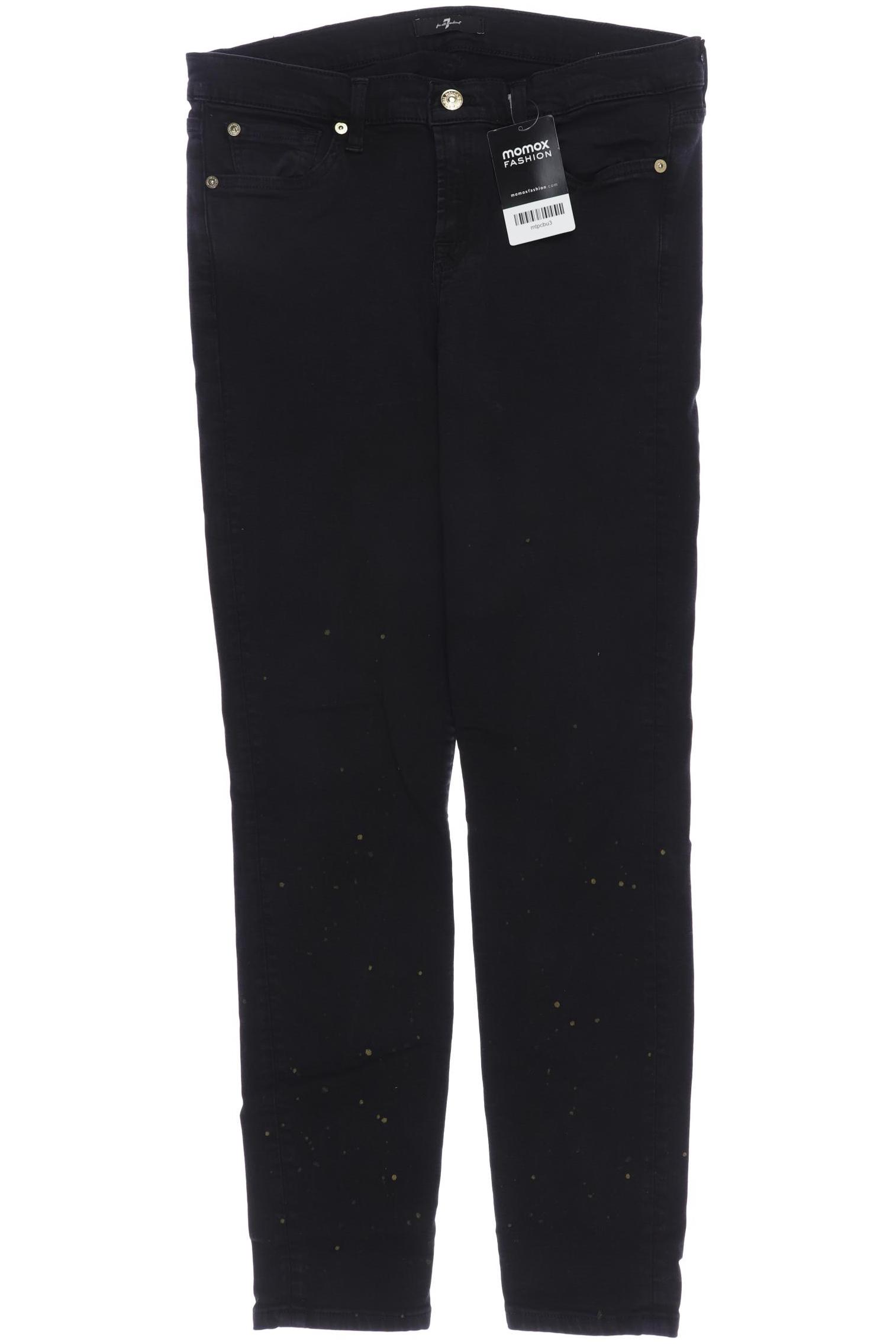 

7 for all mankind Damen Jeans, schwarz, Gr. 30
