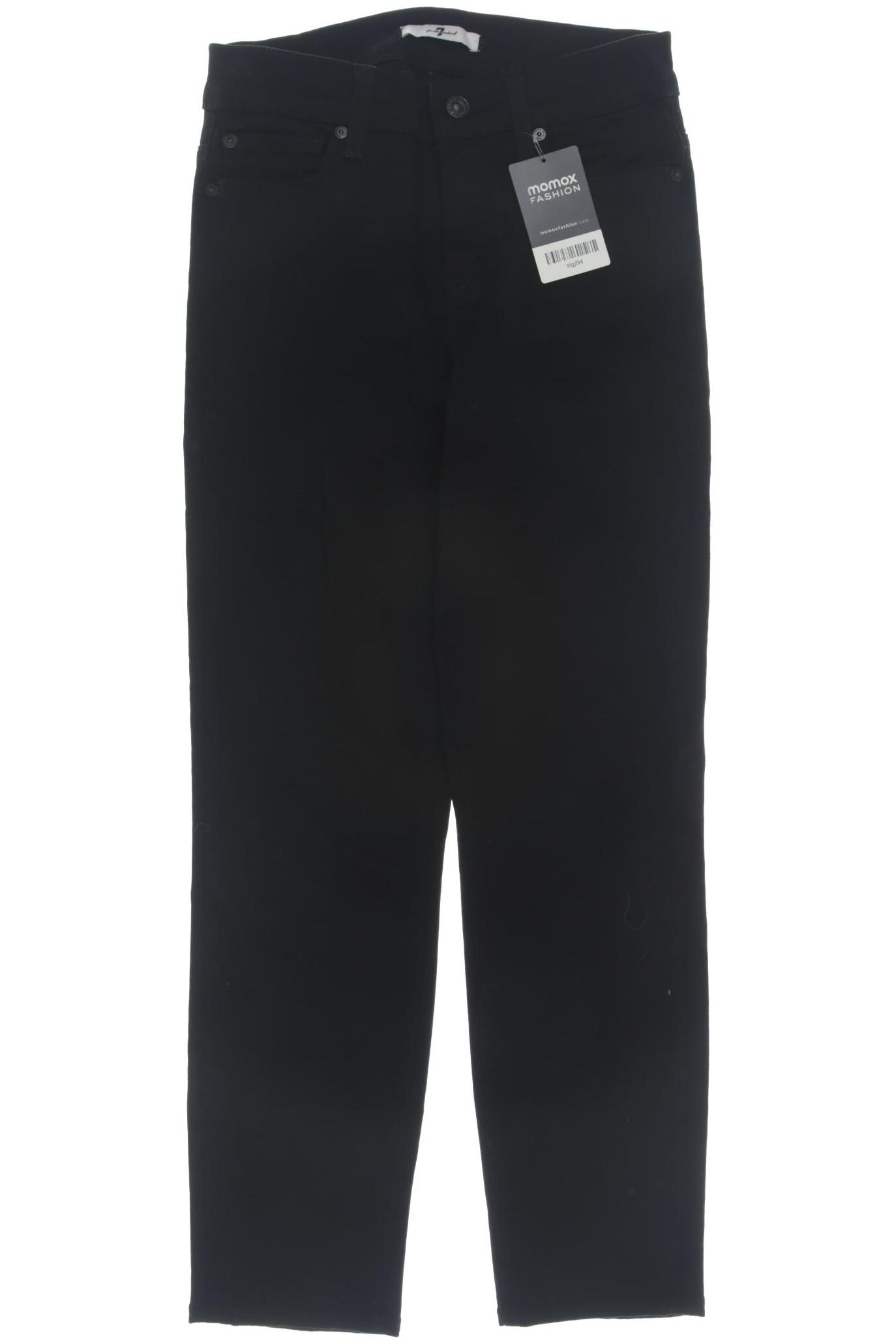 

7 for all mankind Damen Jeans, schwarz