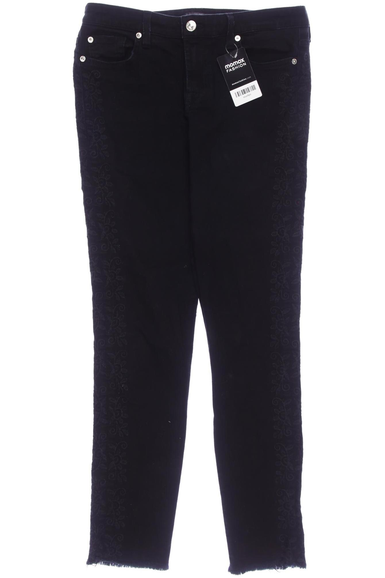 

7 for all mankind Damen Jeans, schwarz, Gr. 28