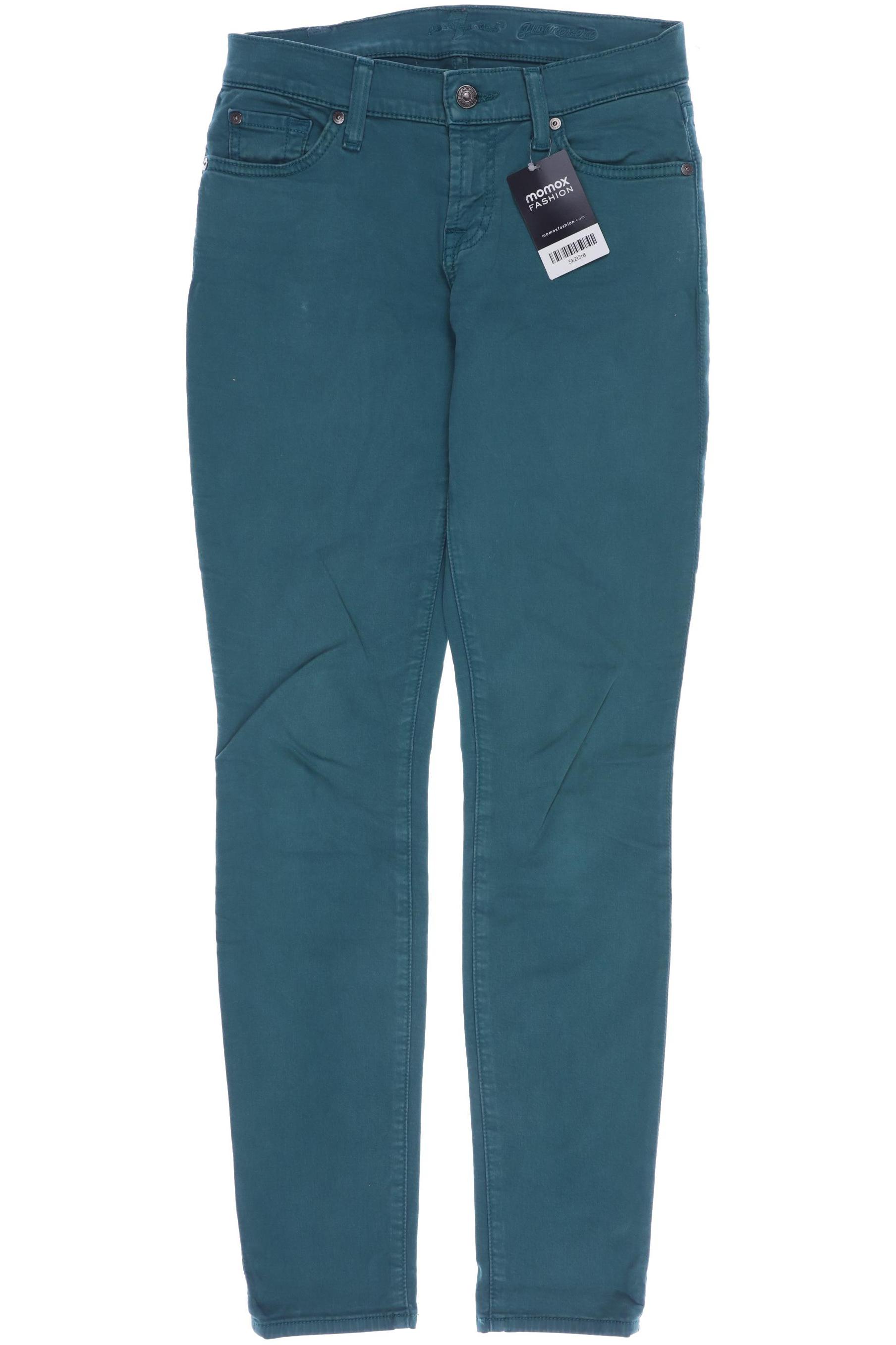 

7 for all mankind Damen Jeans, grün, Gr. 26