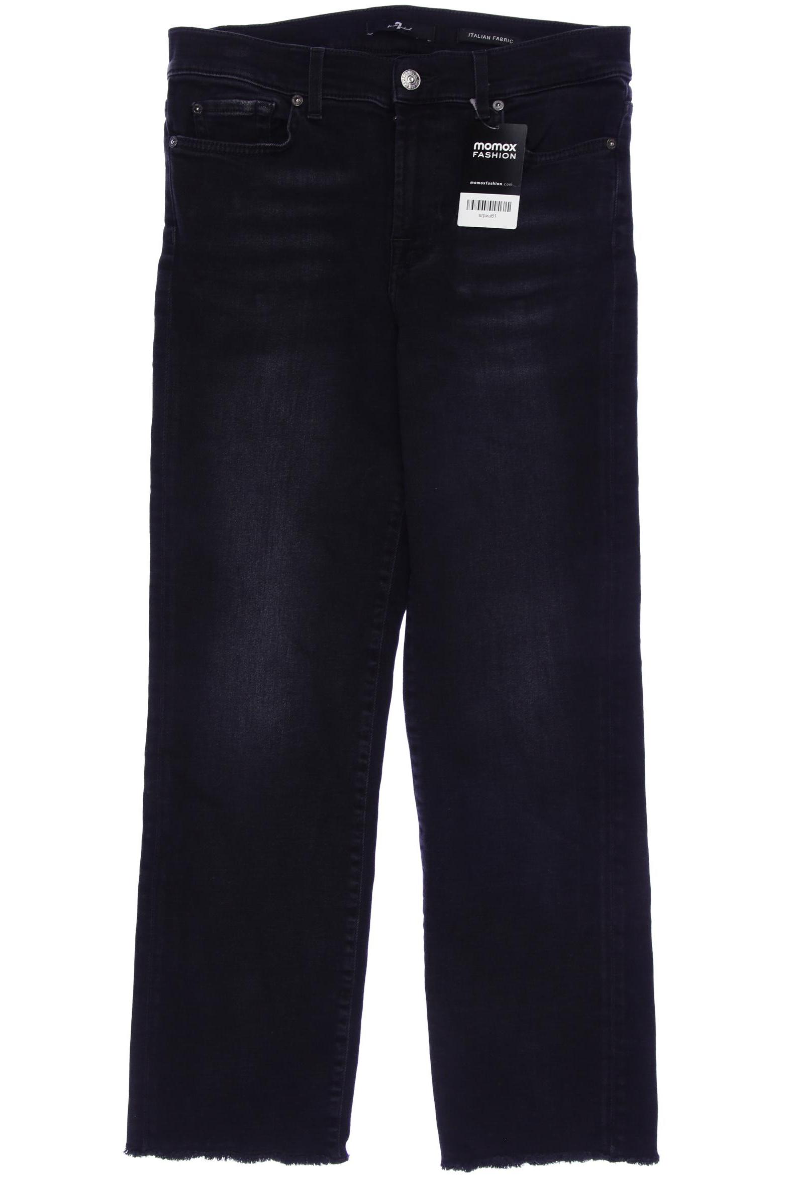 

7 for all mankind Damen Jeans, schwarz, Gr. 30