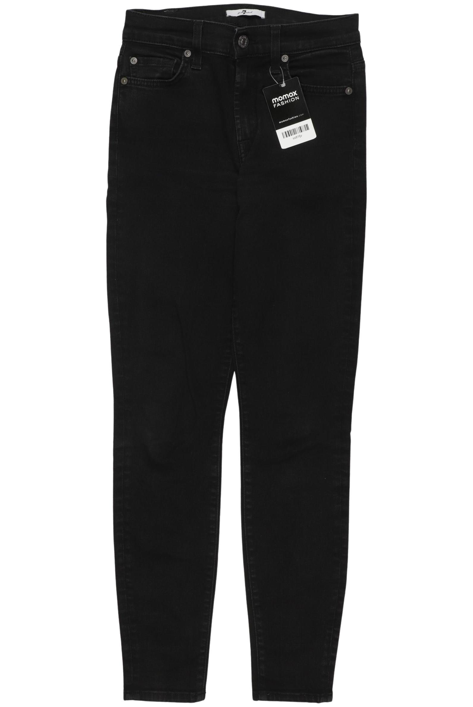 

7 for all mankind Damen Jeans, schwarz, Gr. 25