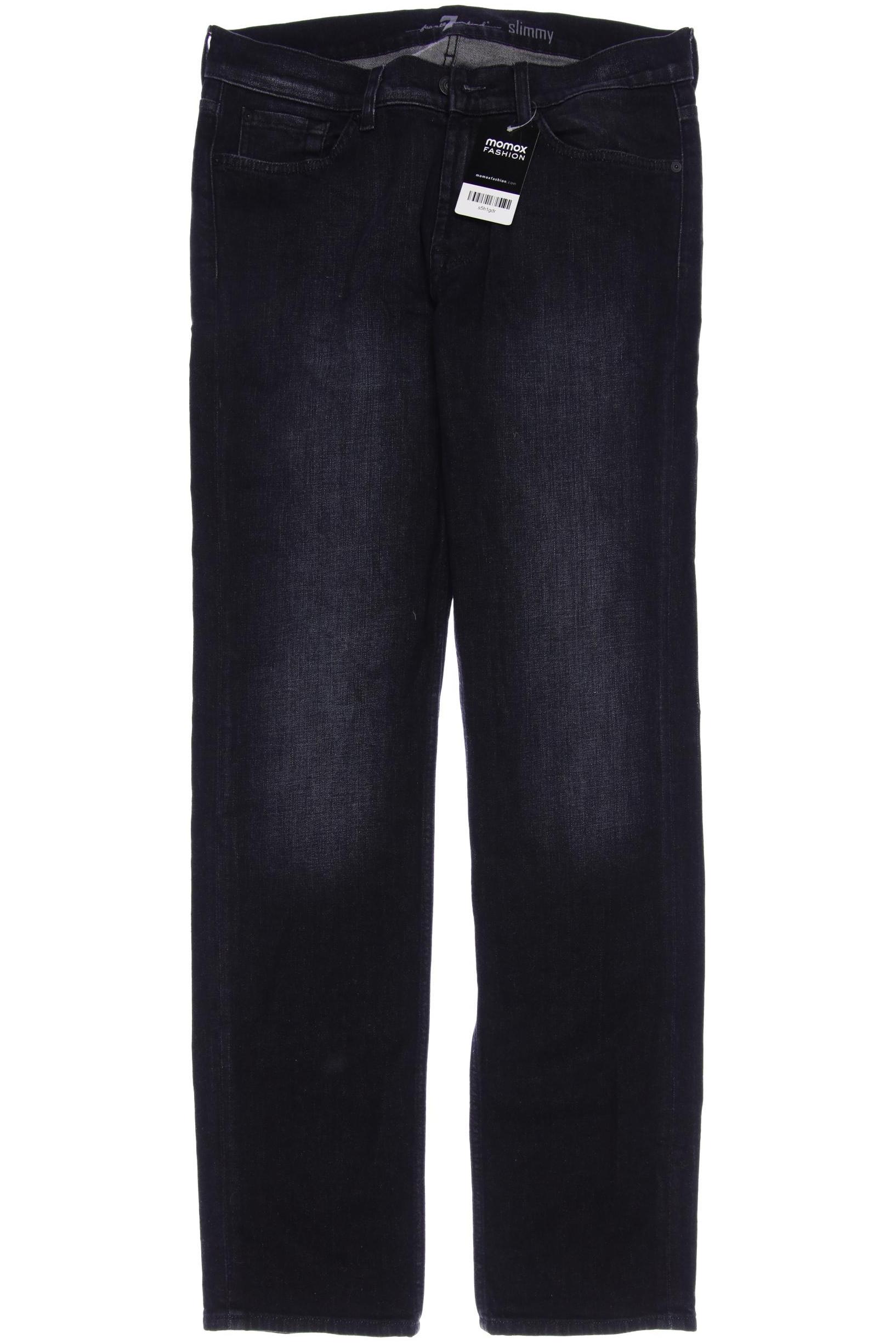 

7 for all mankind Herren Jeans, schwarz, Gr. 50