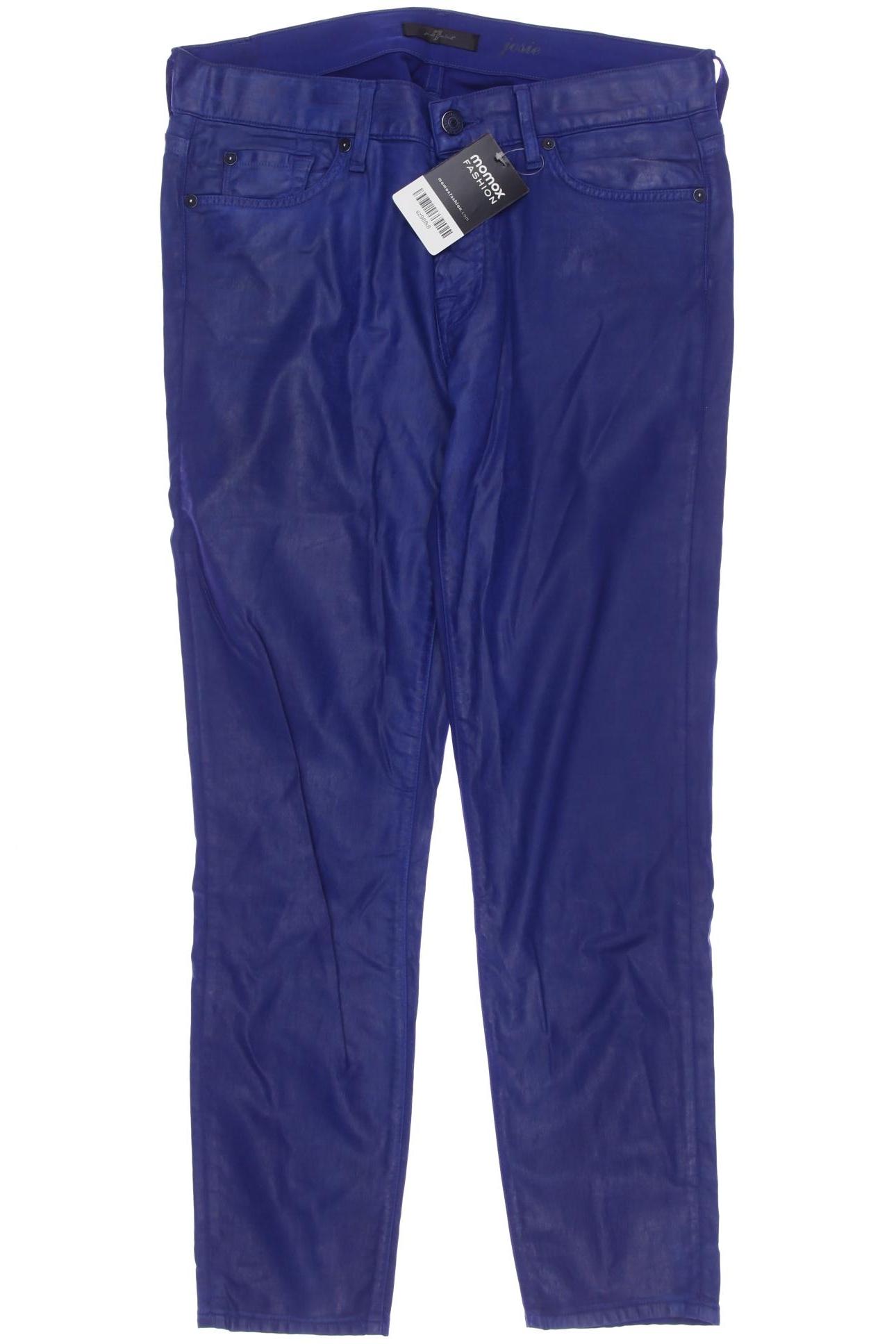 

7 for all mankind Damen Stoffhose, blau, Gr. 27