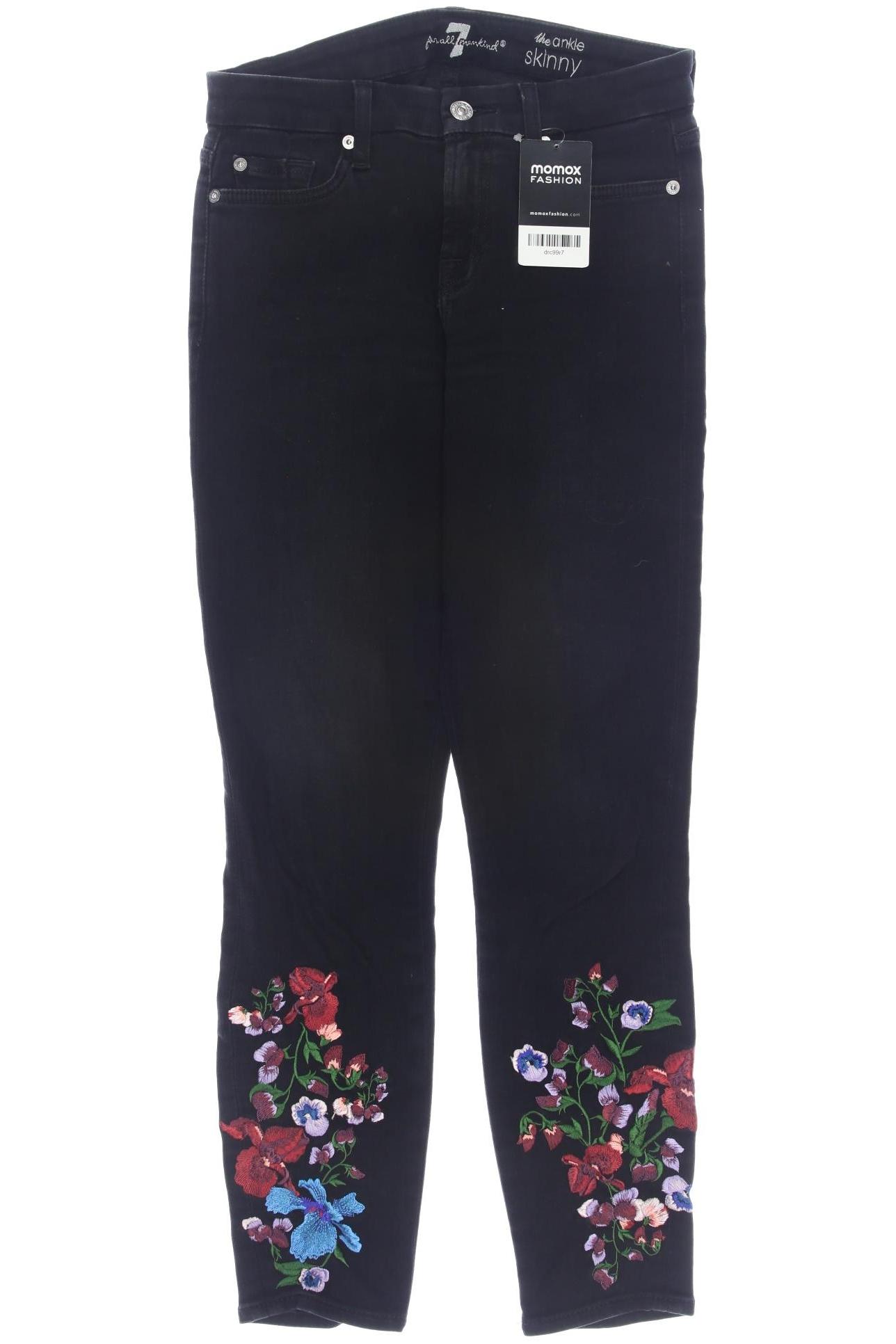 

7 for all mankind Damen Jeans, schwarz, Gr. 25