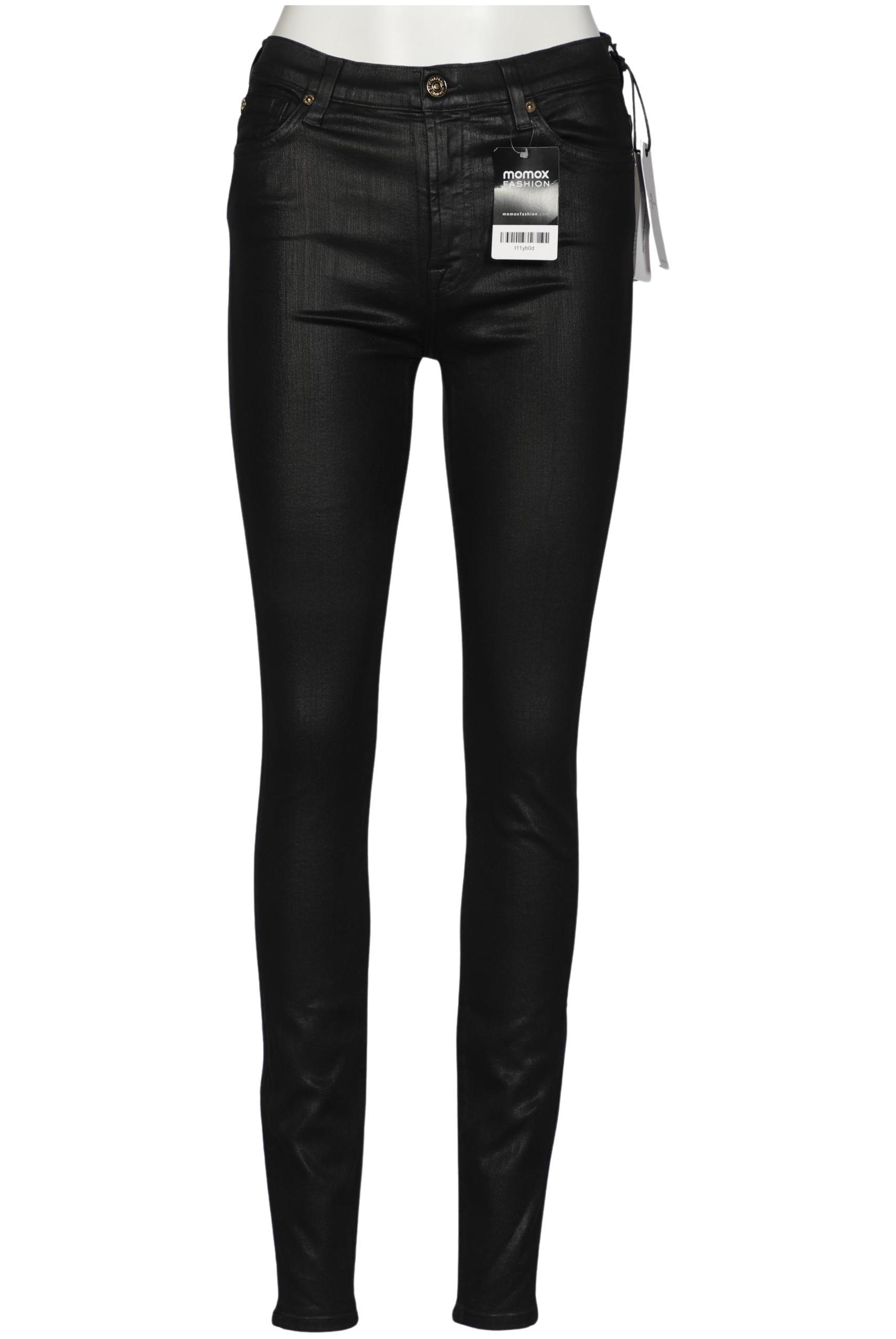 

7 for all mankind Damen Stoffhose, schwarz, Gr. 28