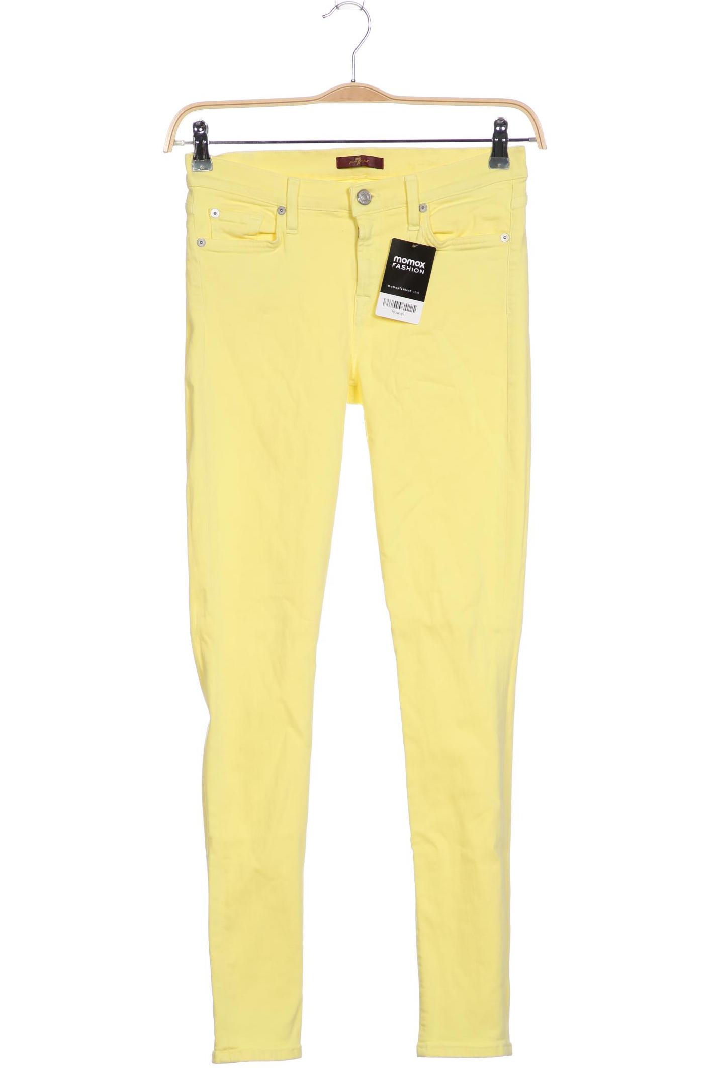 

7 for all mankind Damen Jeans, gelb, Gr. 30