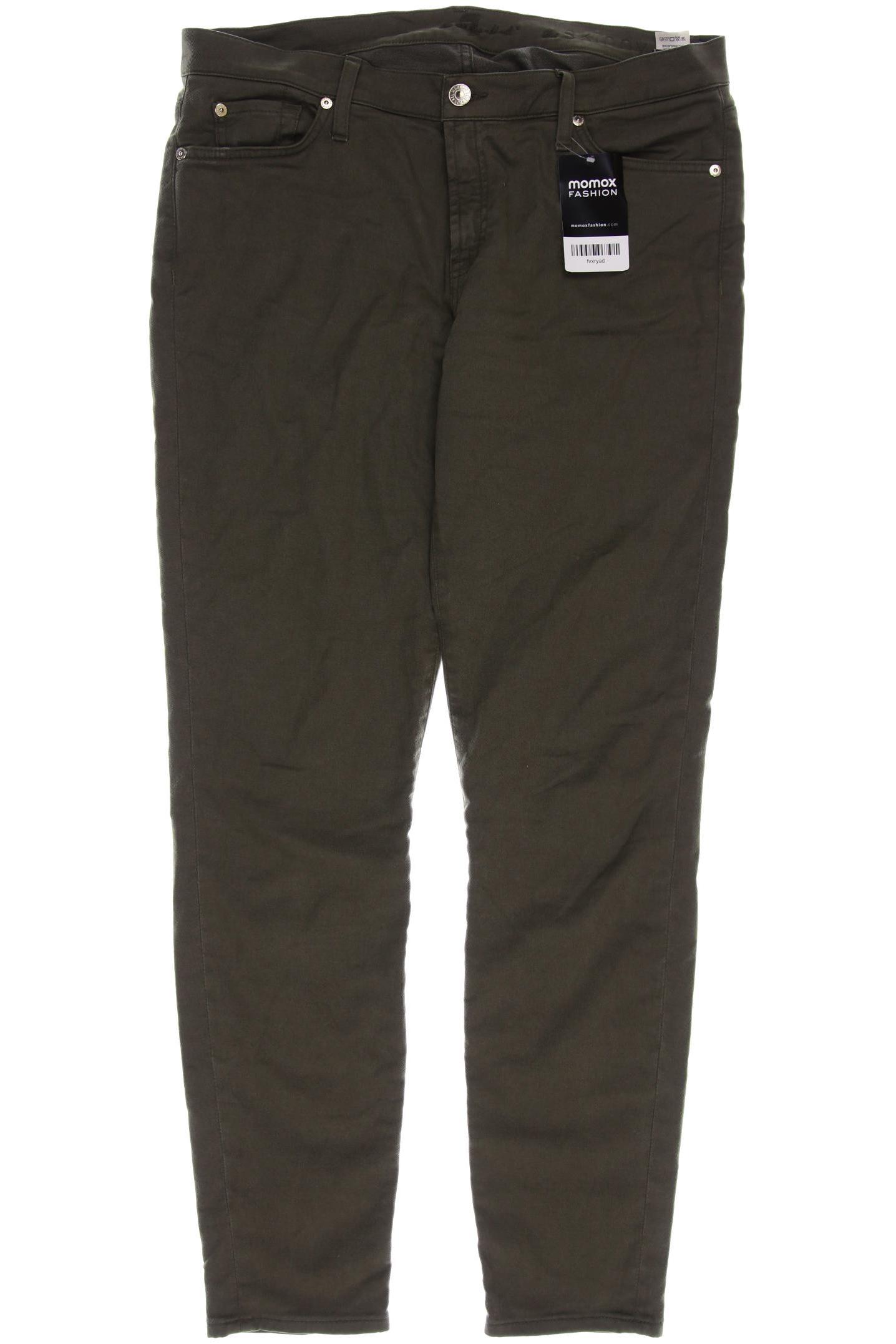 

7 for all mankind Damen Jeans, grün, Gr. 31